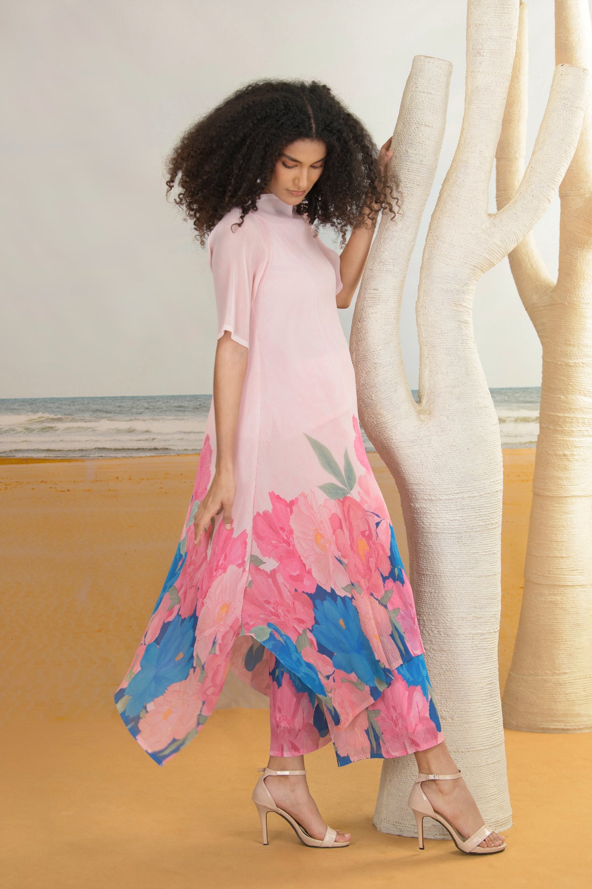 Baby Pink Kurta Set
