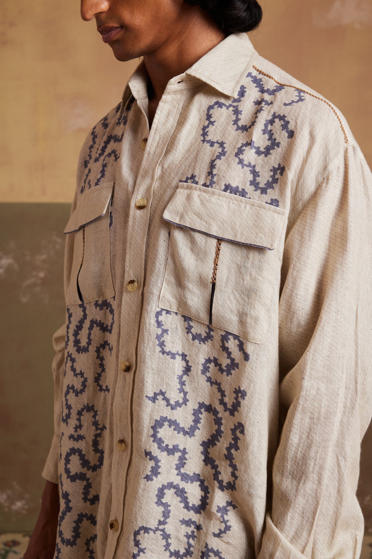 Ivory Spiral Hop Shirt