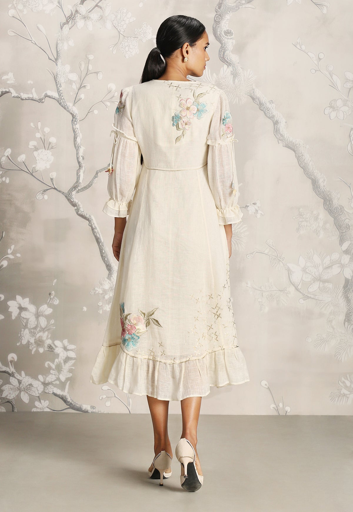 Off White Bed of Roses Dress