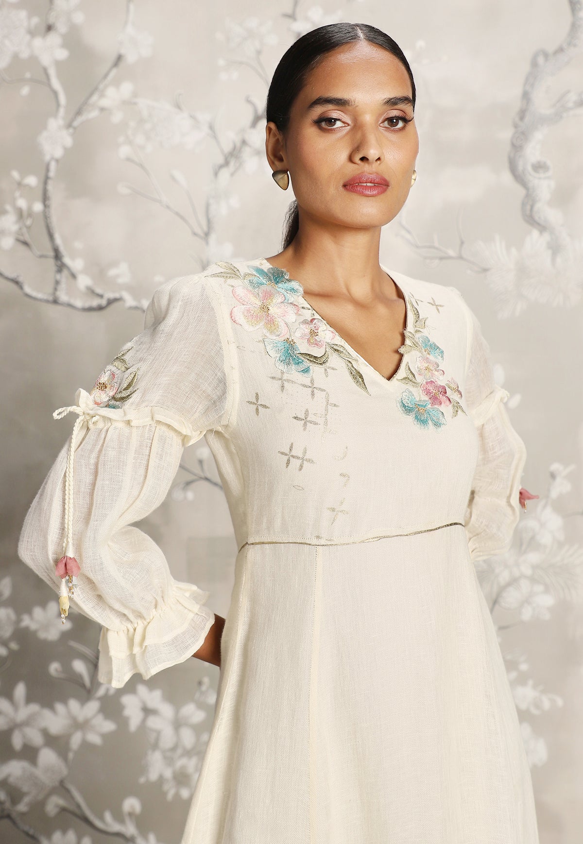 Off White Bed of Roses Dress