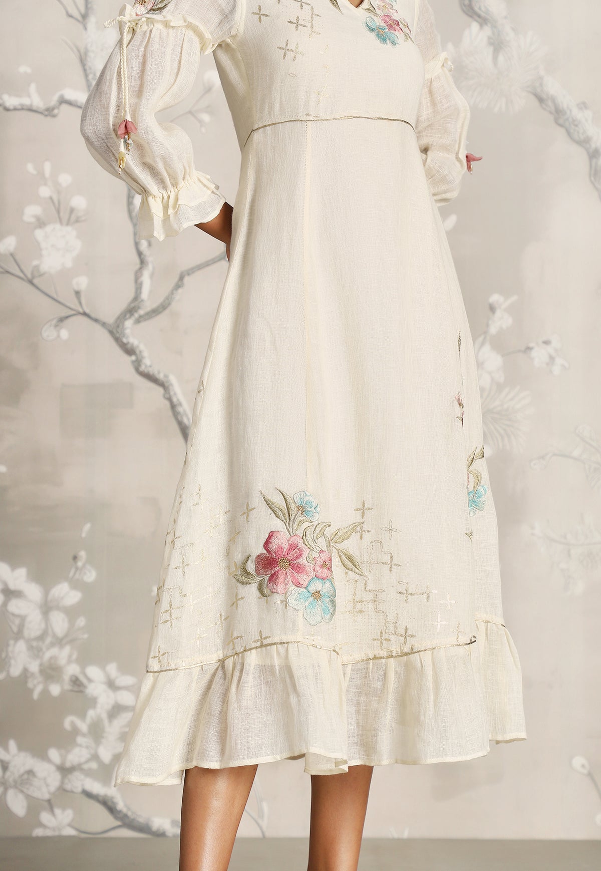 Off White Bed of Roses Dress