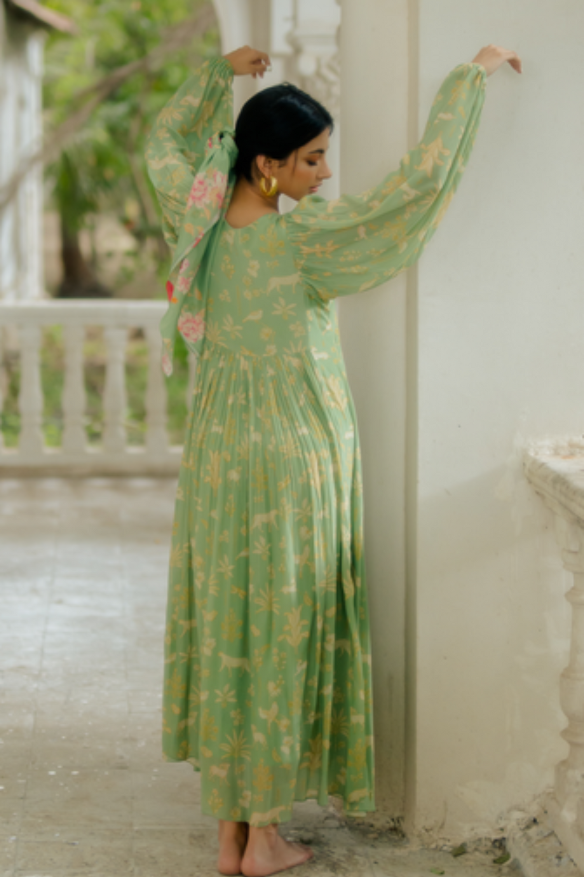 Fern green maxi