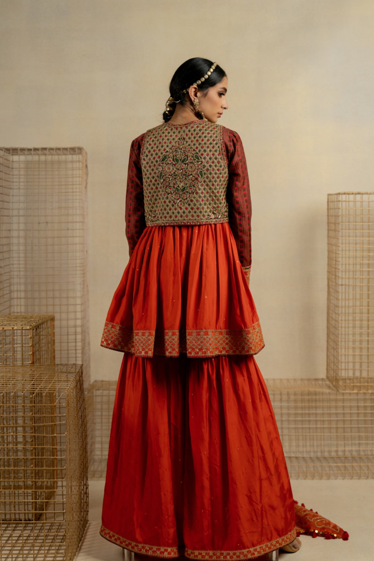 Gulbahar Kesar Sharara Set