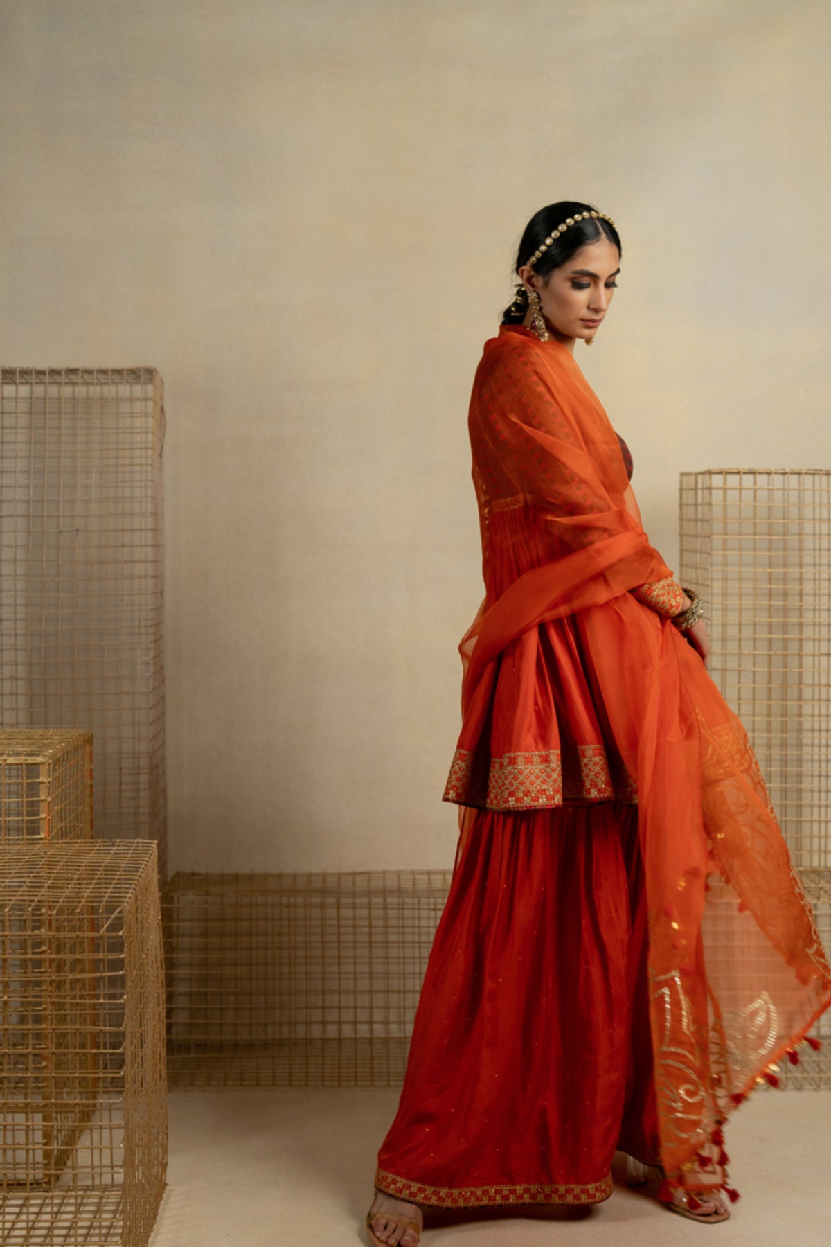Gulbahar Kesar Sharara Set