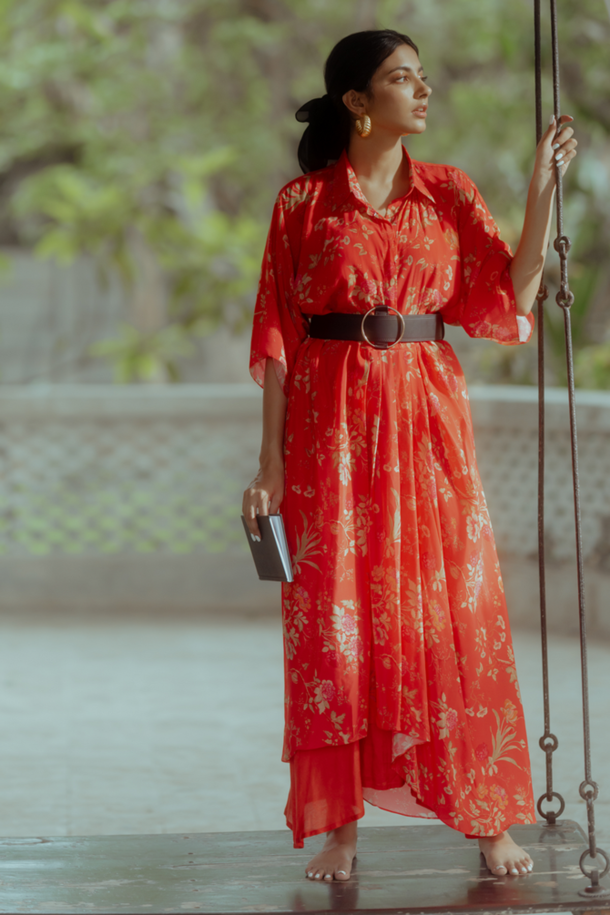 Poppy red dress