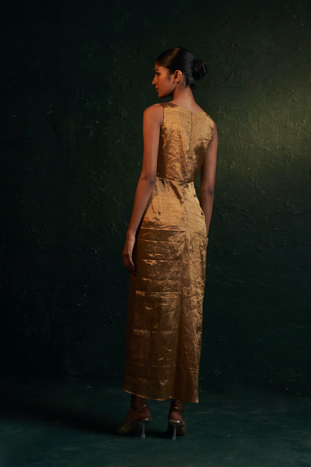 Midas Gold Tissue Dress