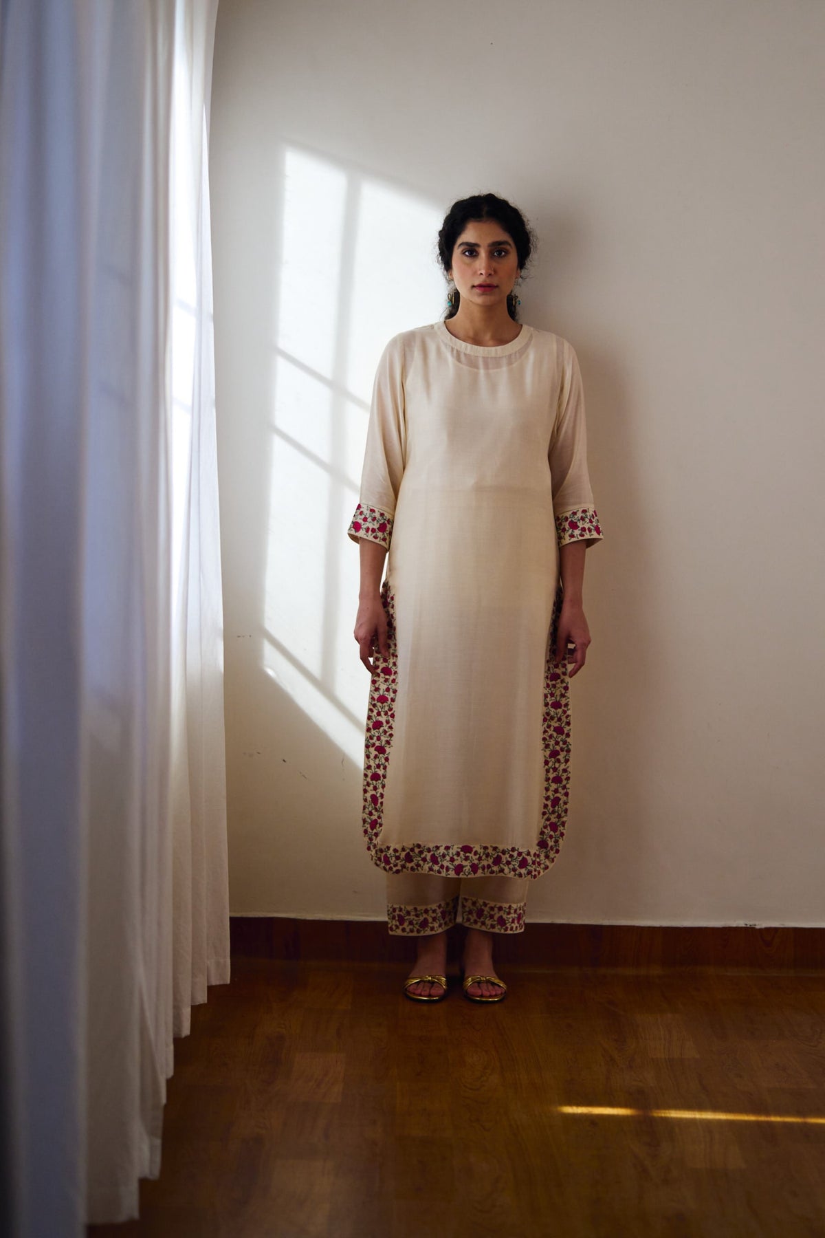 Elle Ivory Kurta Set