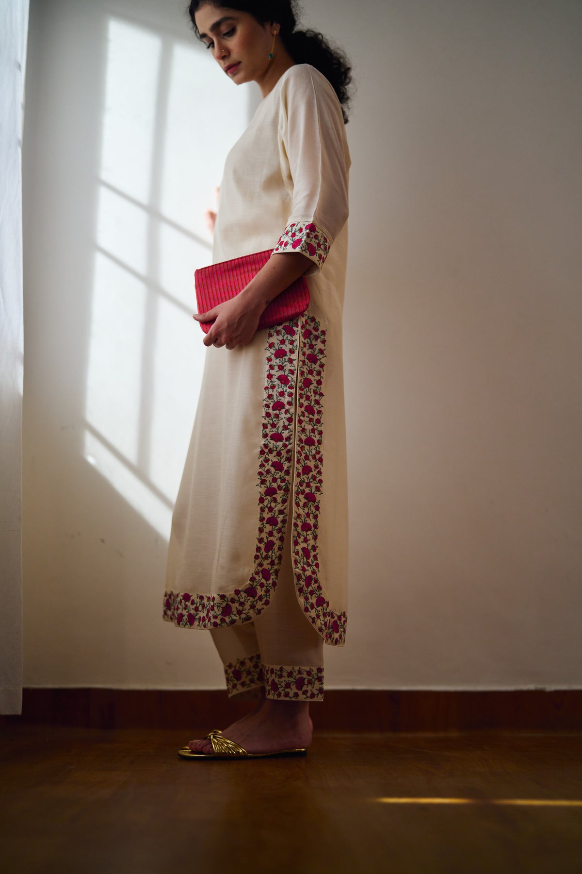 Elle Ivory Kurta Set