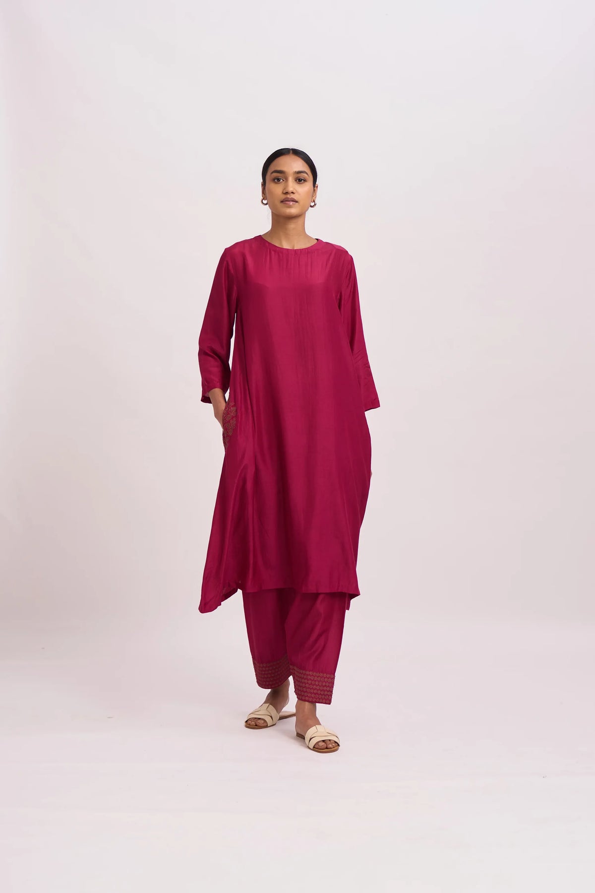 Pocket style kurta set