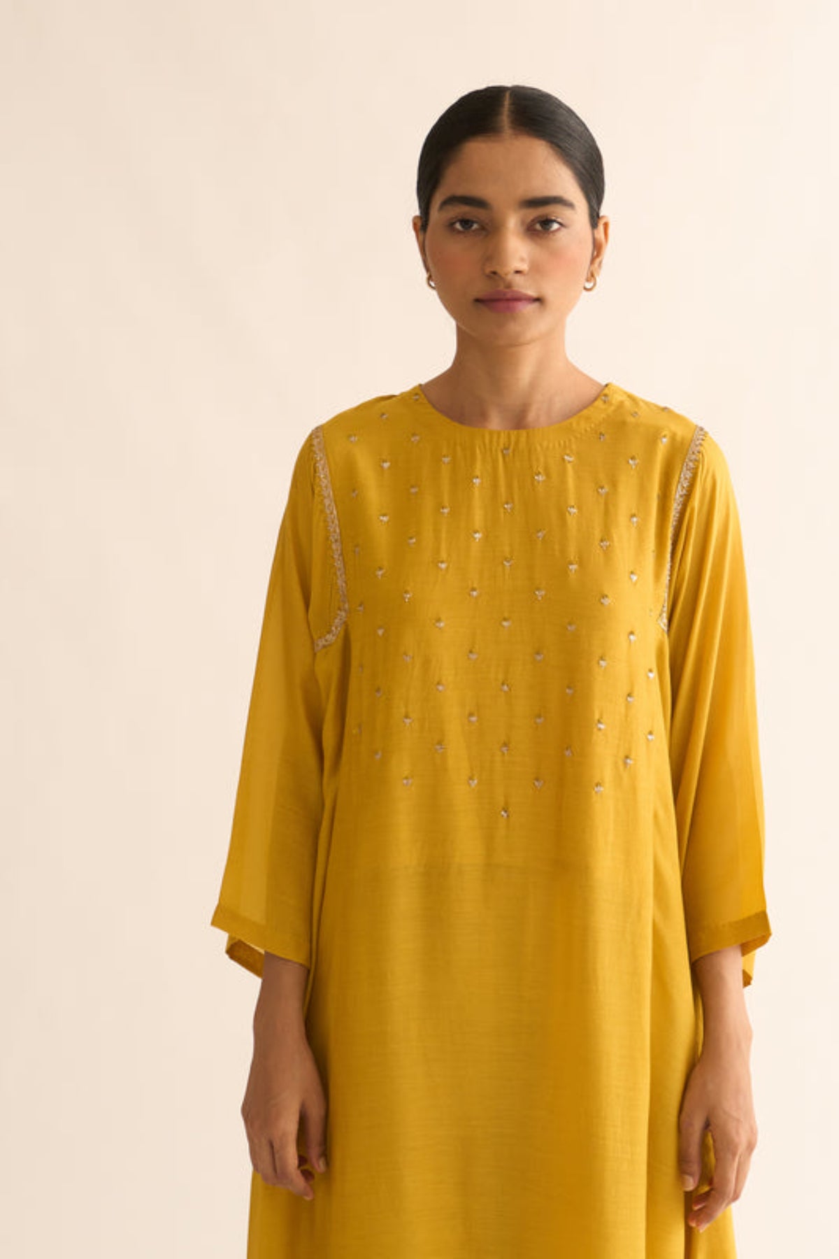 Mustard T-2 Kurta Set