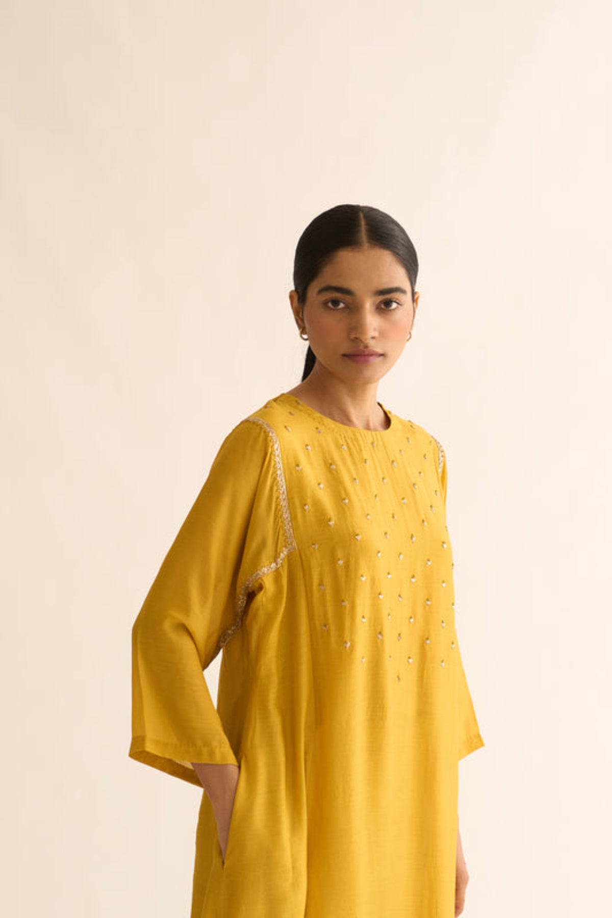 Mustard T-2 Kurta Set