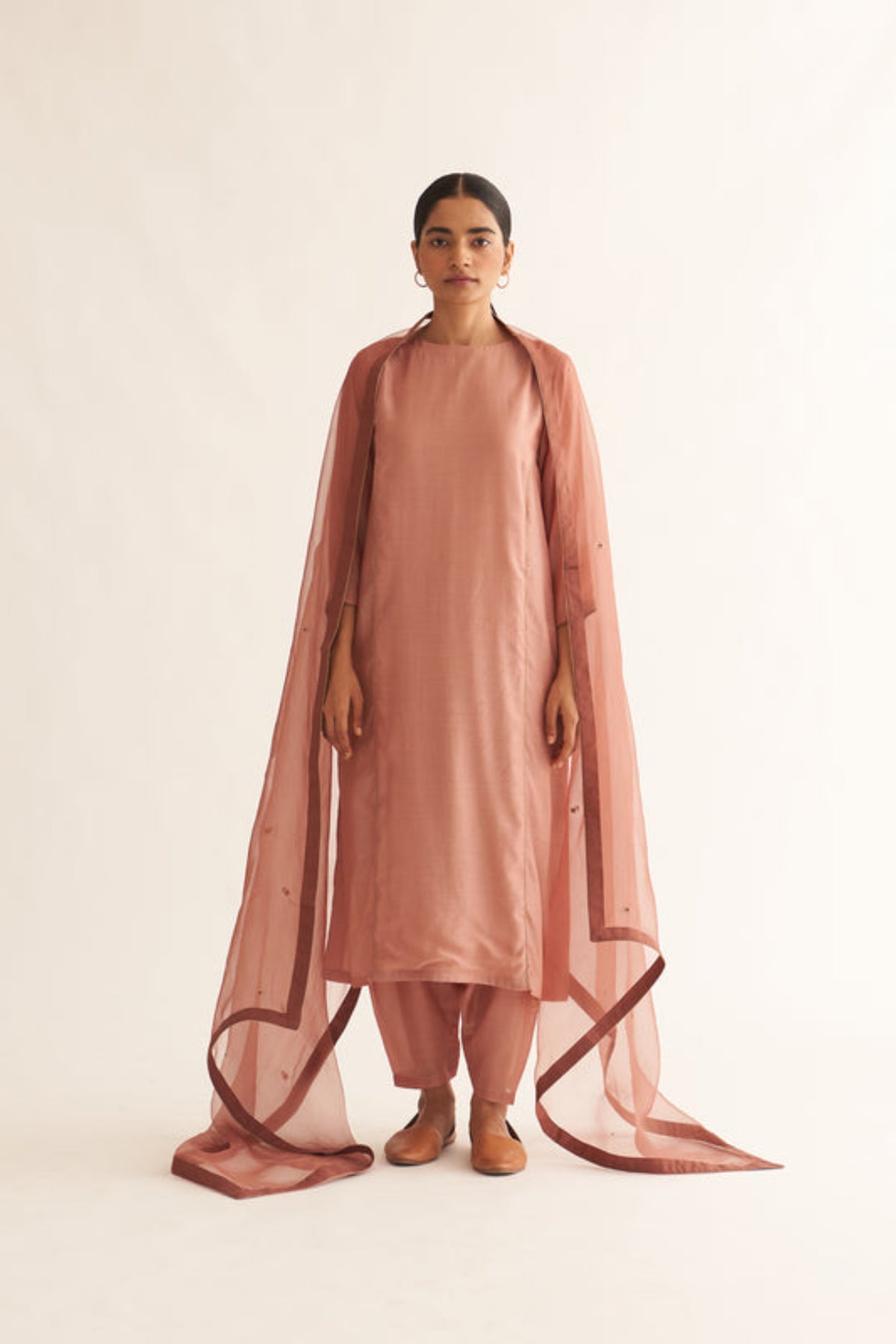 Opal Old Rose Kurta Set