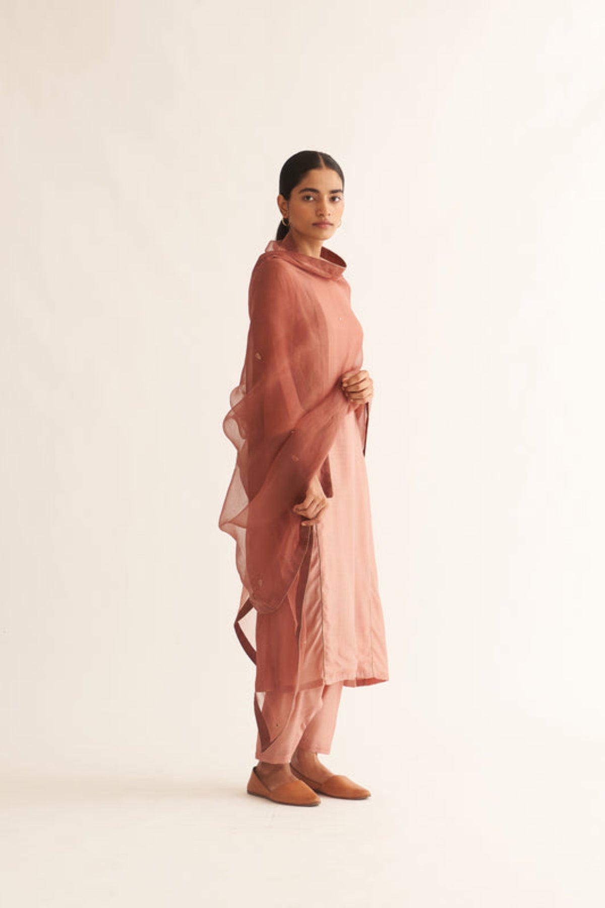 Opal Old Rose Kurta Set