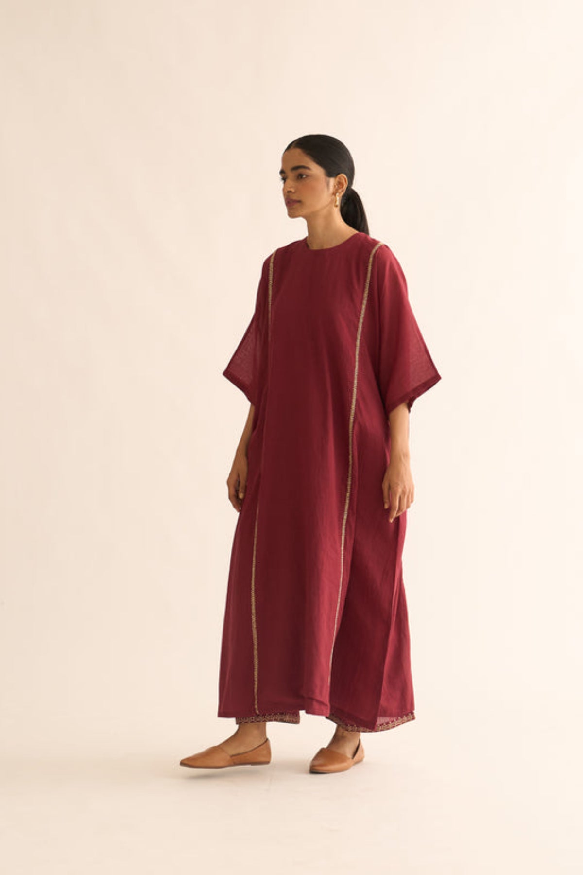 Deep Marsala Albela Set
