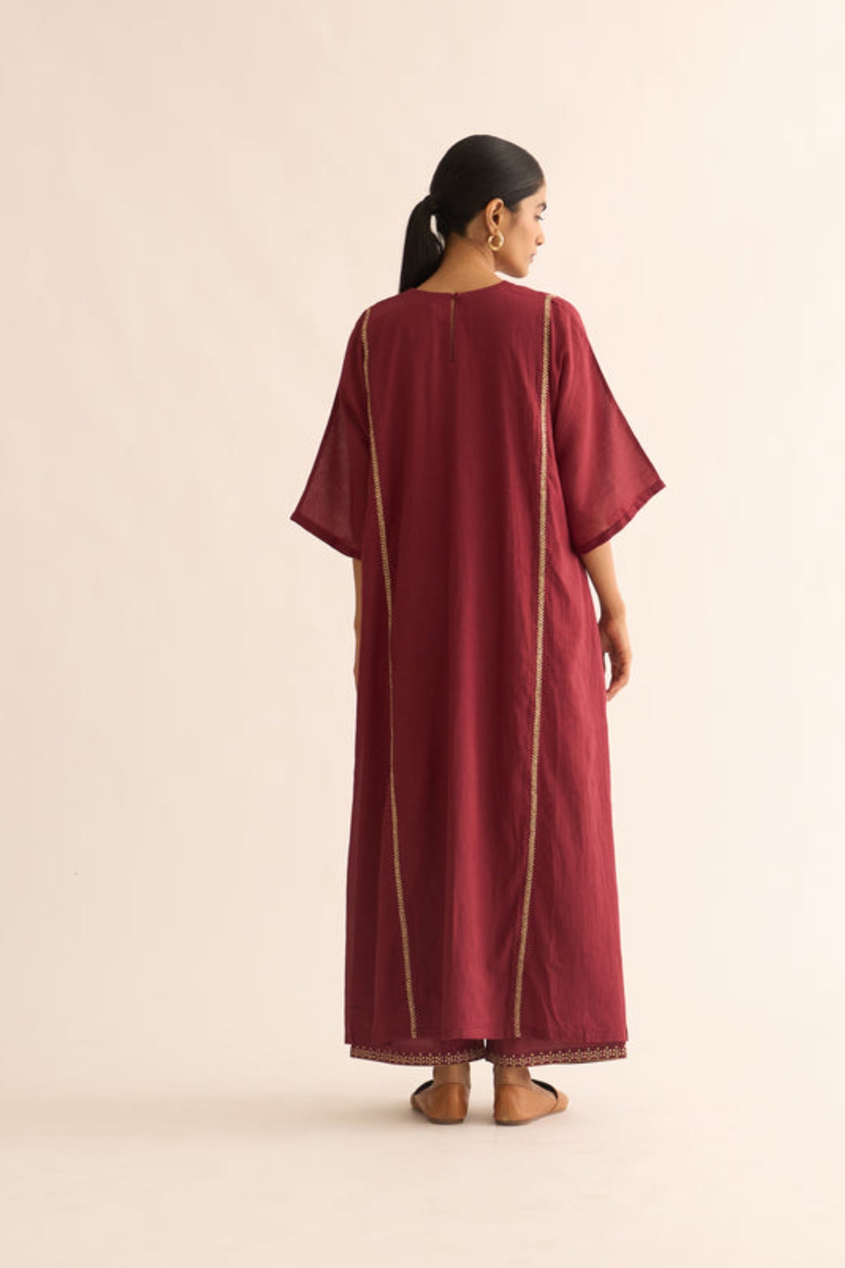 Deep Marsala Albela Set