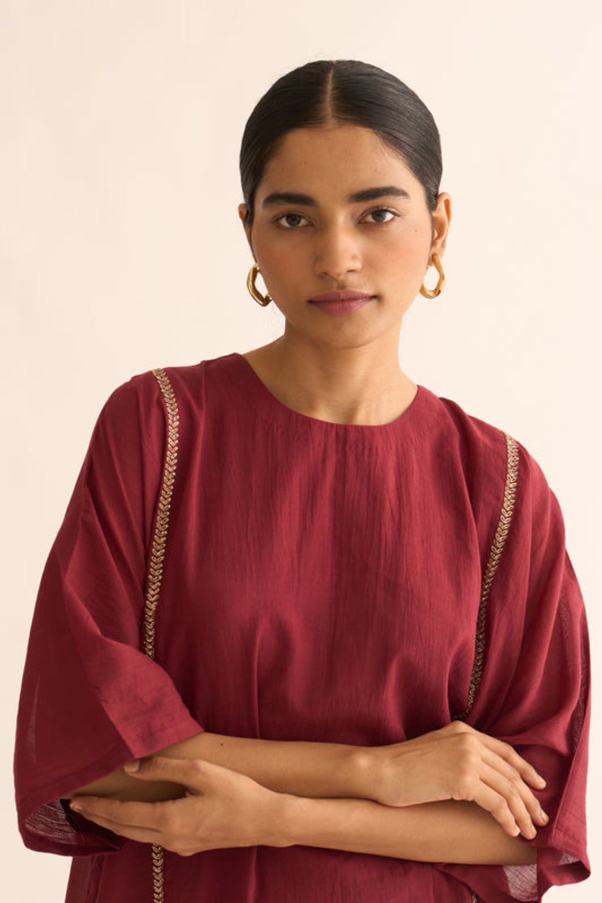 Deep Marsala Albela Set