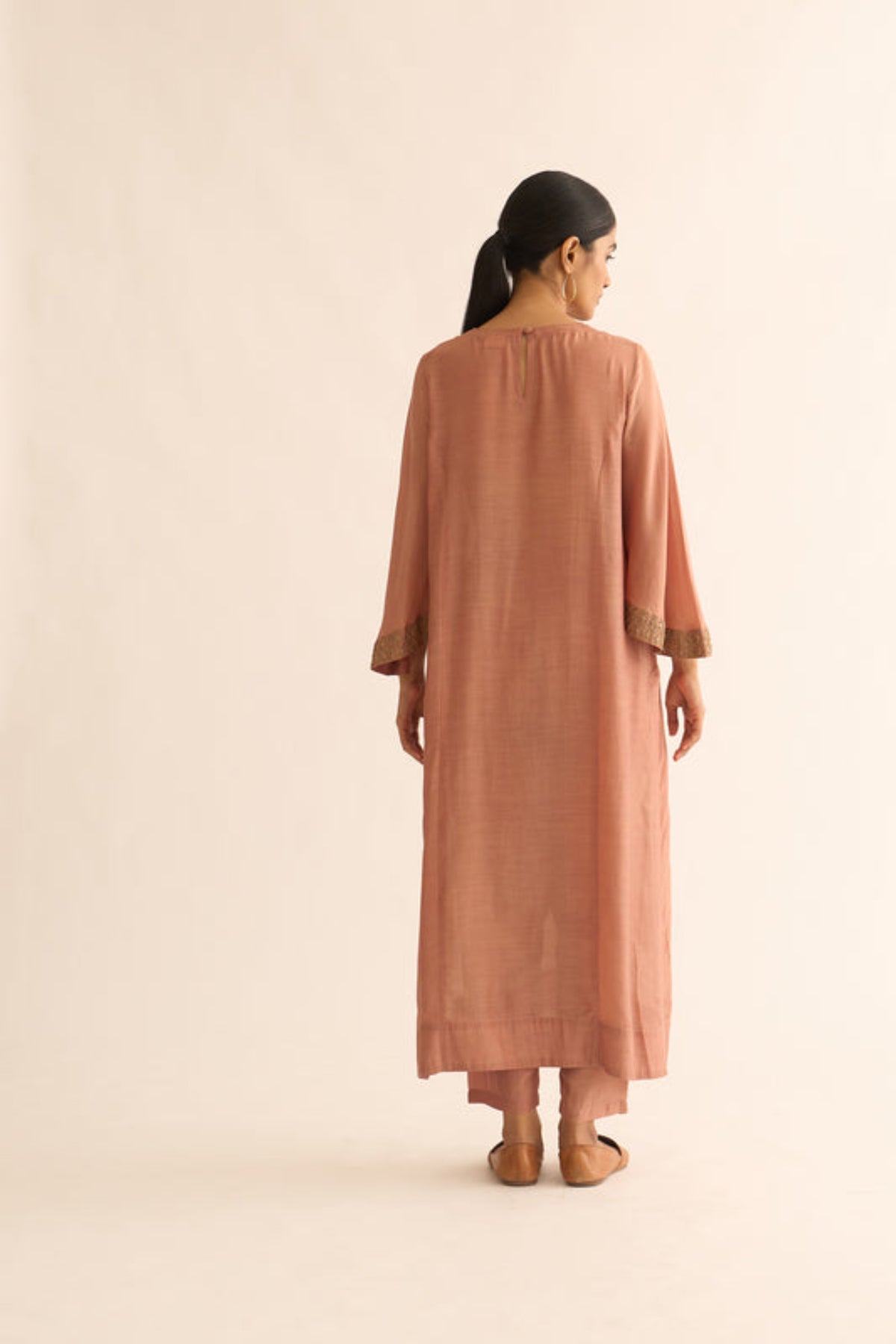 Urmi Old Rose Kurta Set