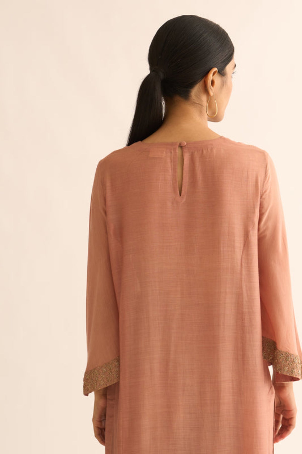 Urmi Old Rose Kurta Set