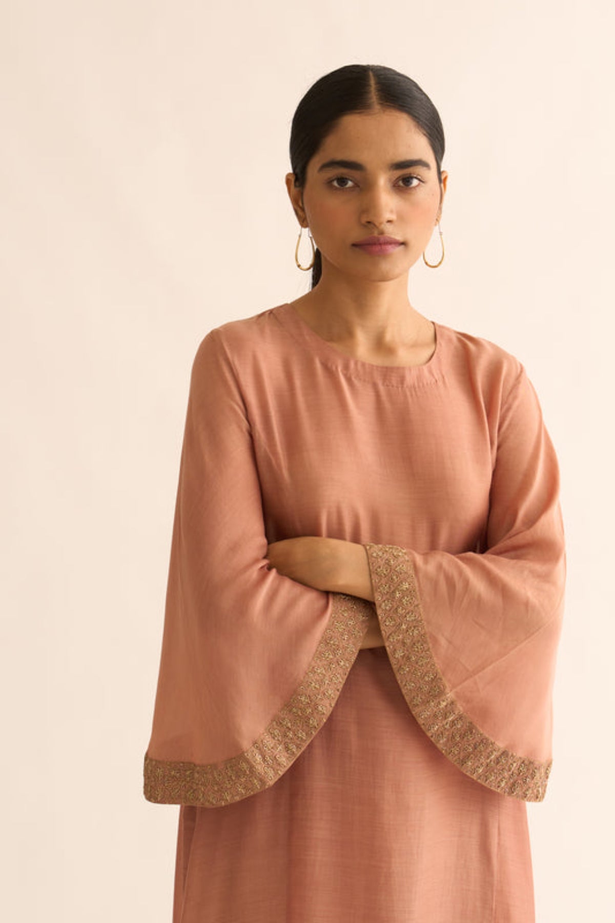 Urmi Old Rose Kurta Set