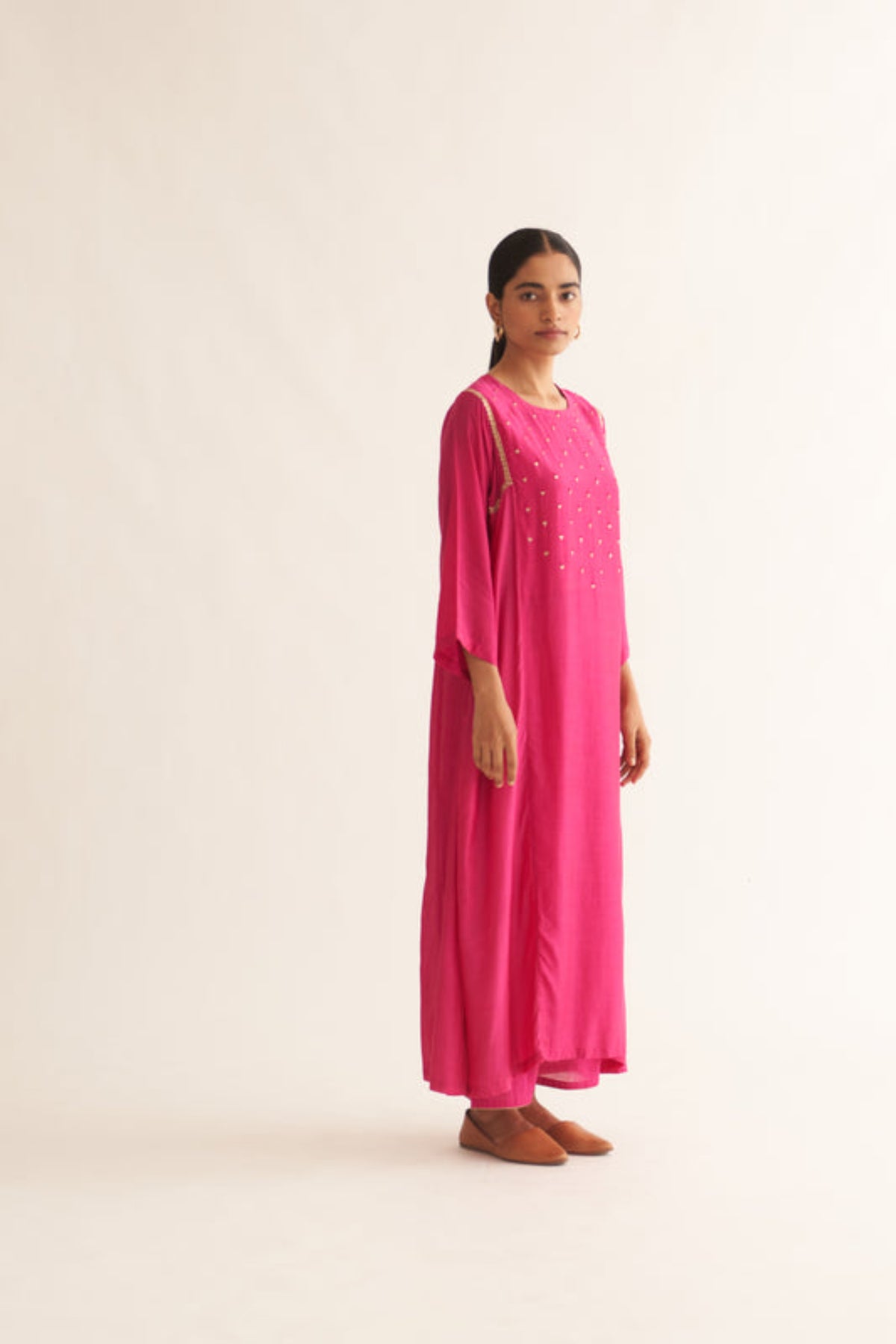 Pink T-2 Kurta Set