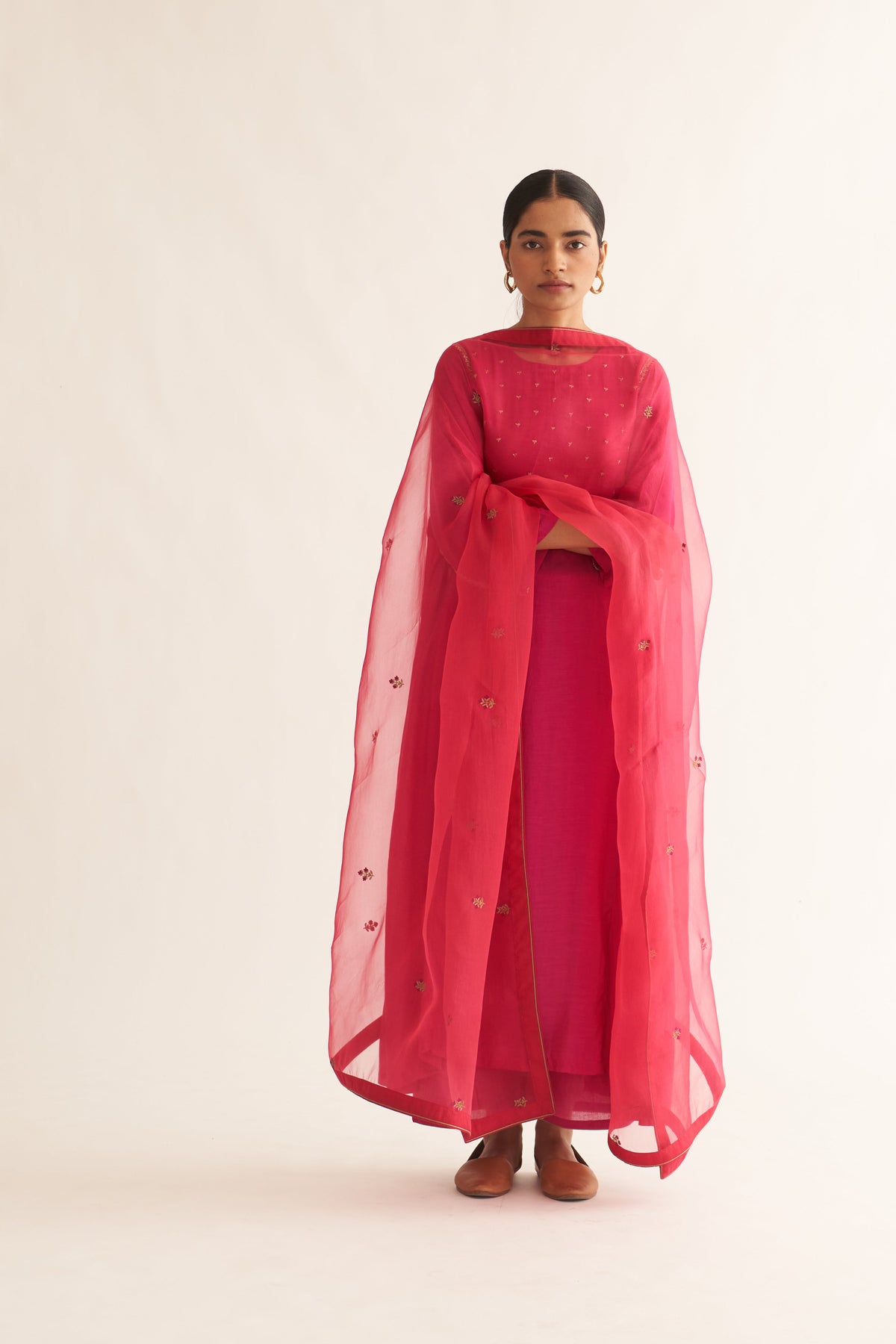 Pink T-2 Kurta Set