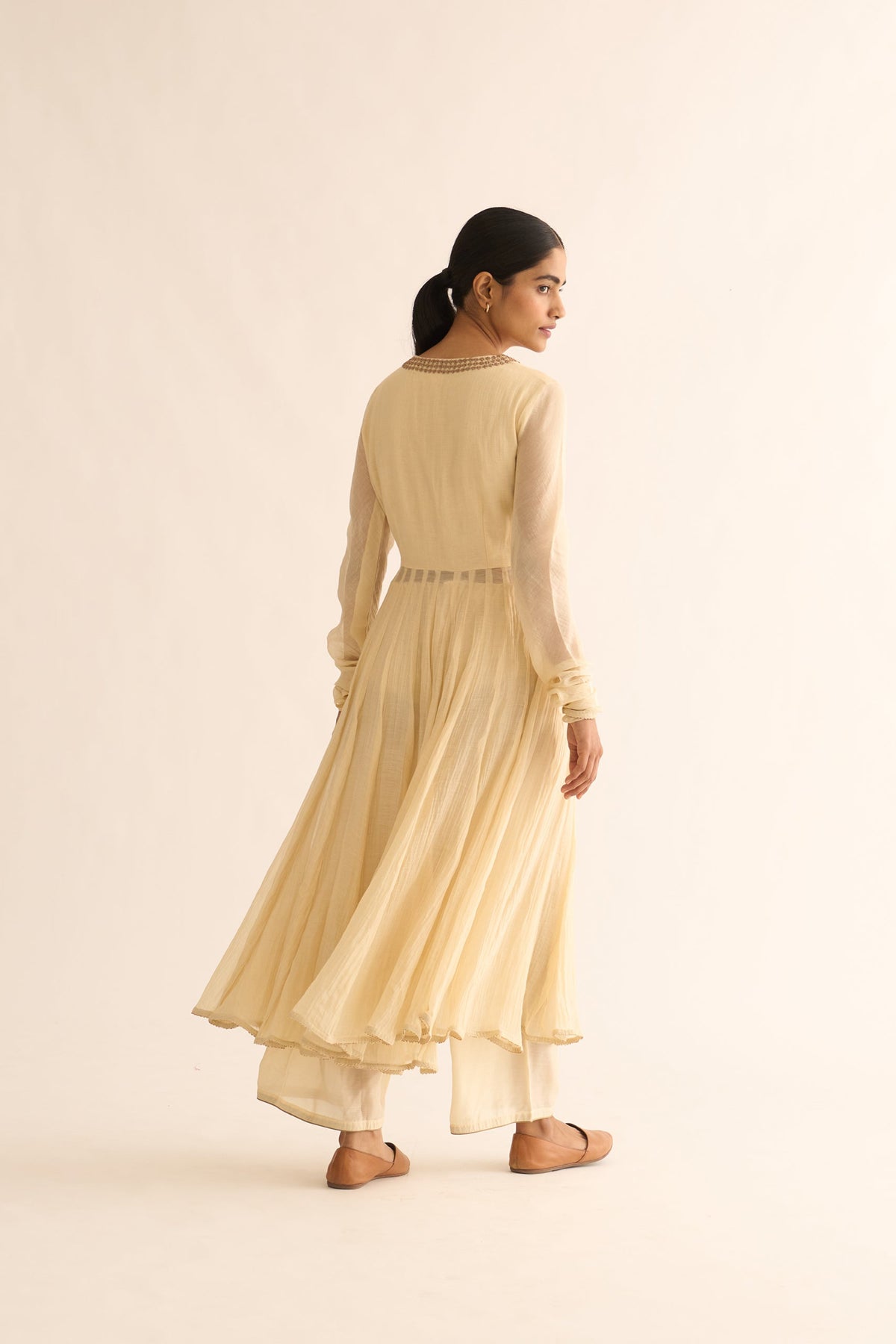 Vara Ivory Anarkali Set