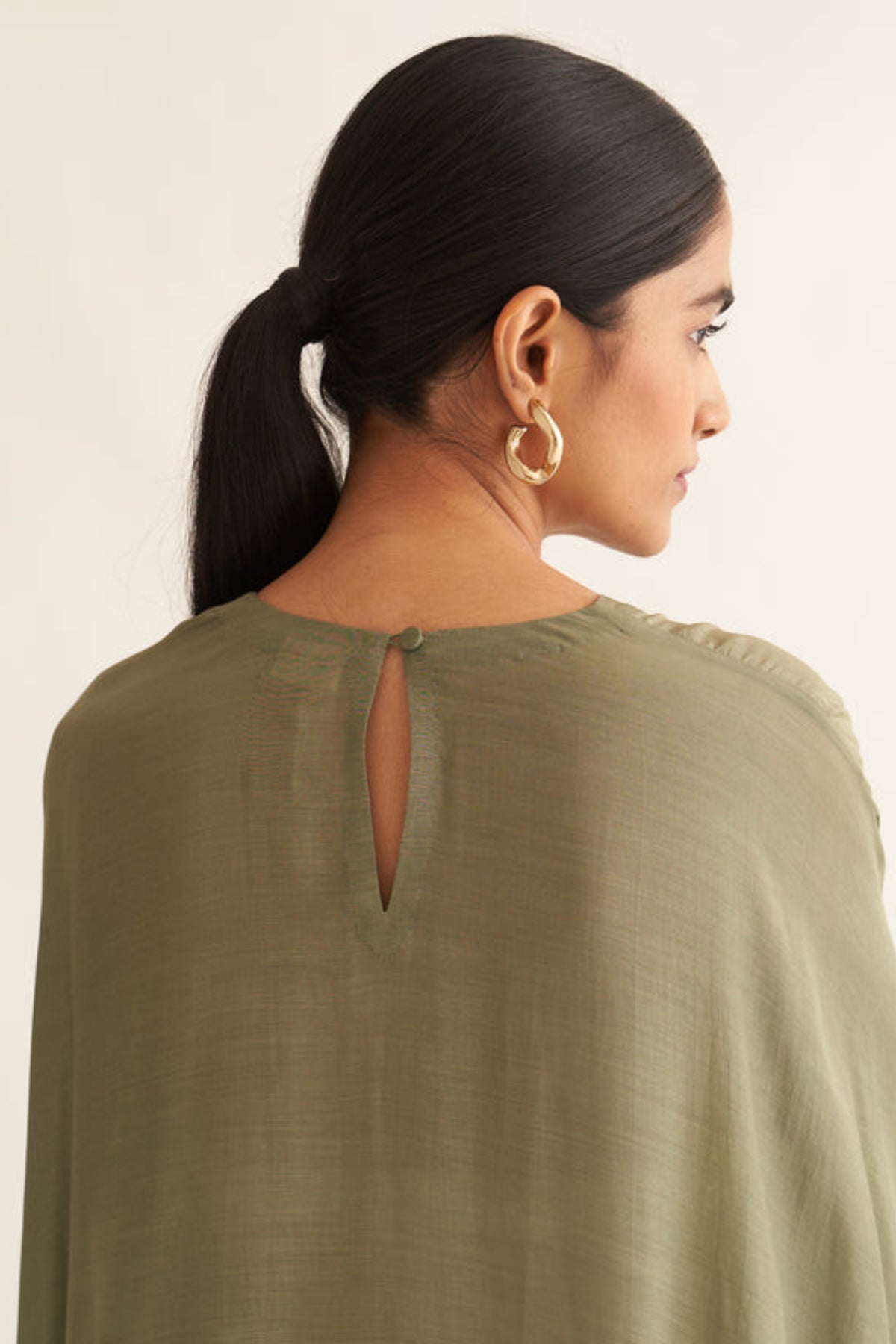 Ayana Sage Green Kaftan Set