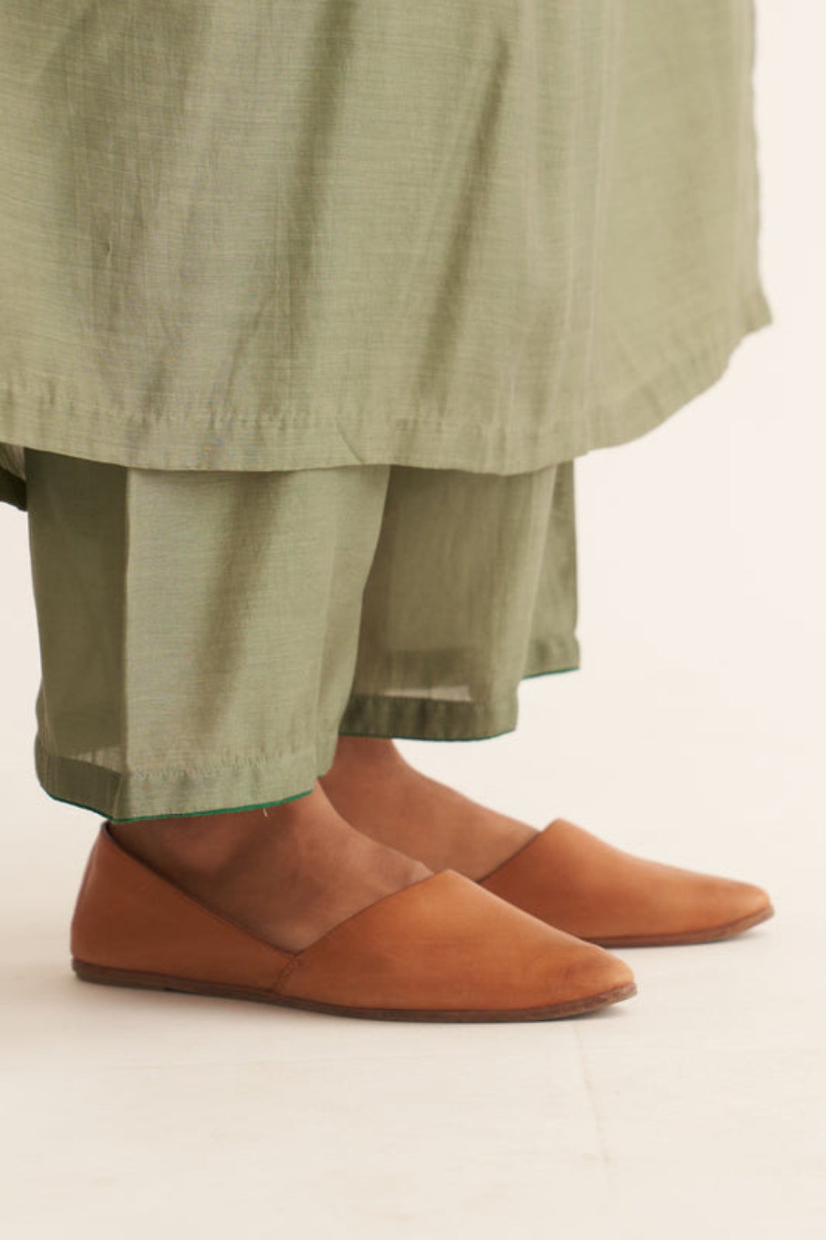 Ayana Sage Green Kaftan Set