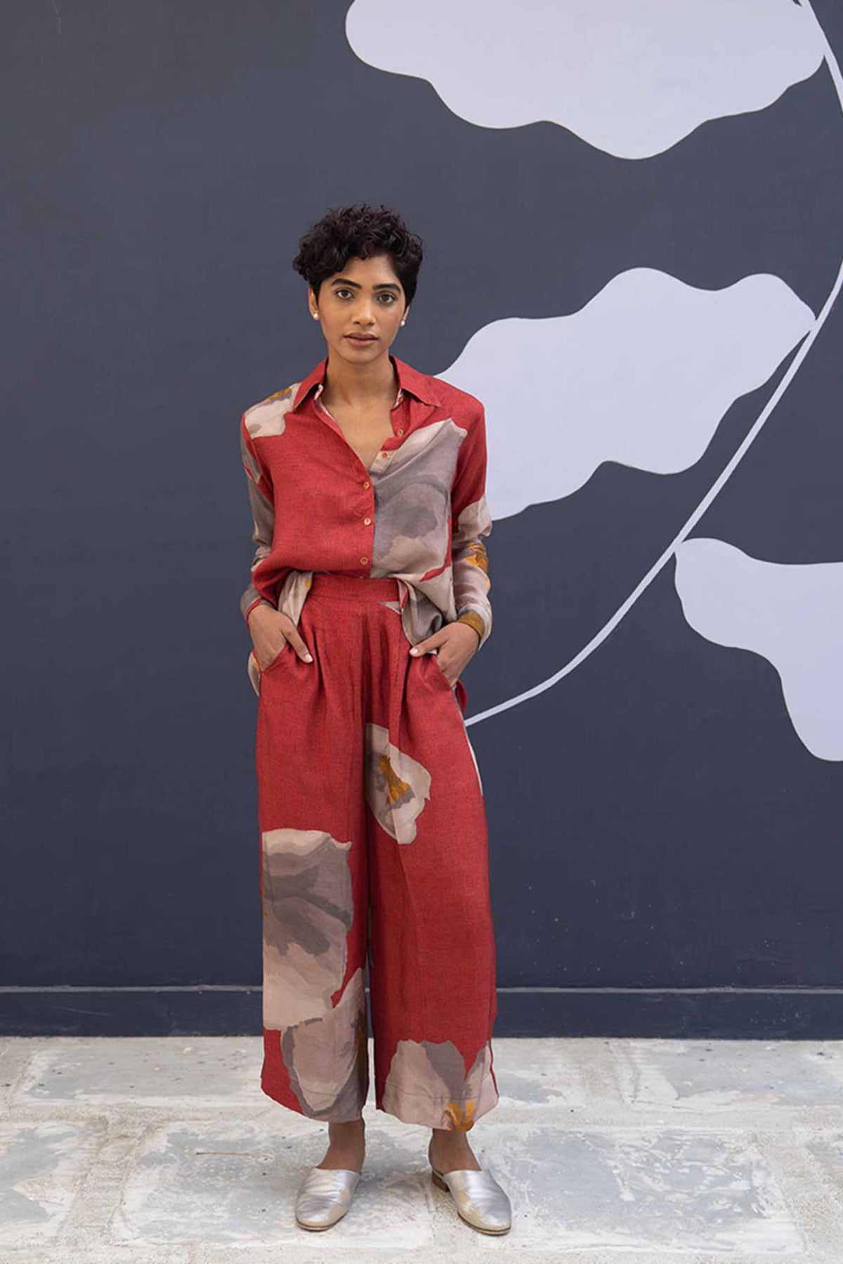 Red poppies co-ord
