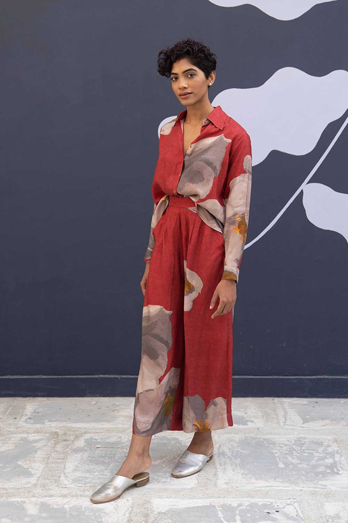 Red poppies co-ord