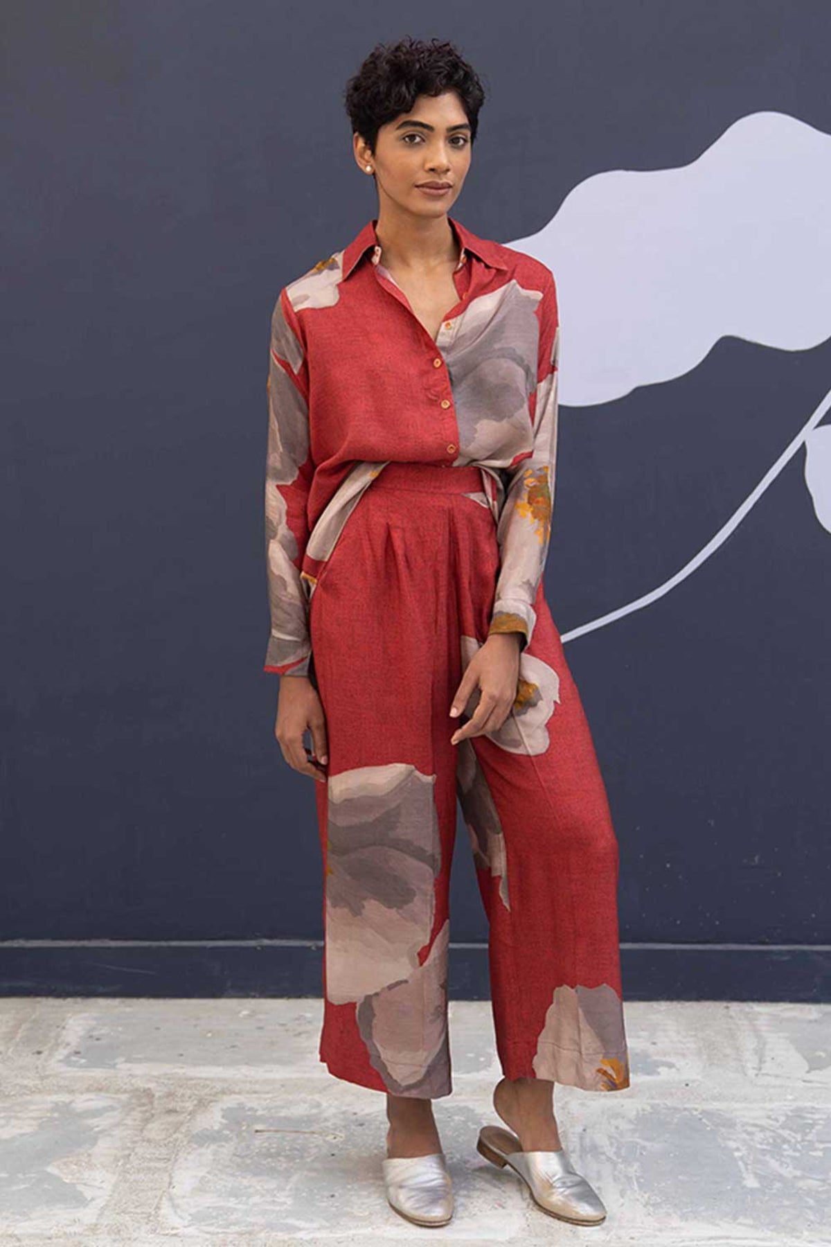 Red poppies co-ord