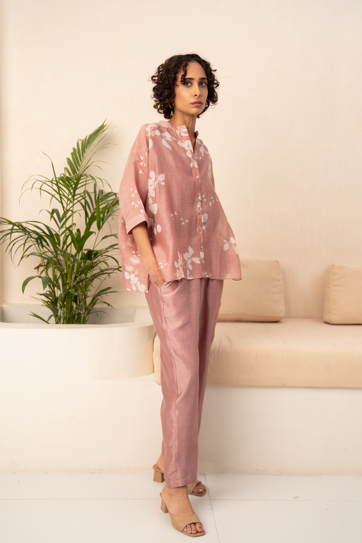 Lavender Printed Co-ord Set
