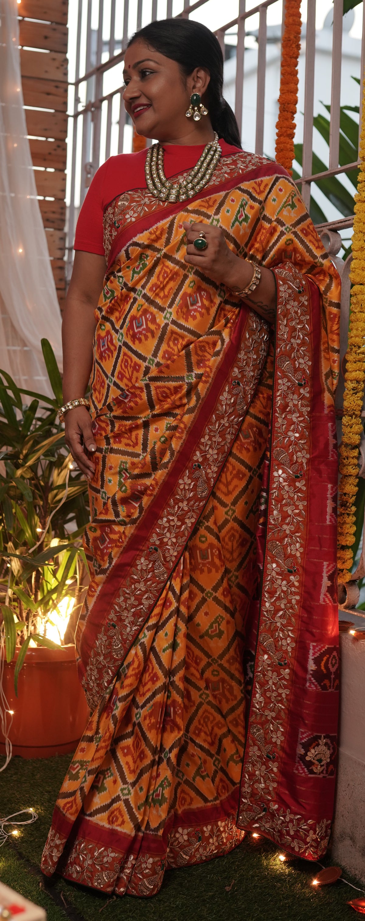 The Dolly Jain Ikat Saree