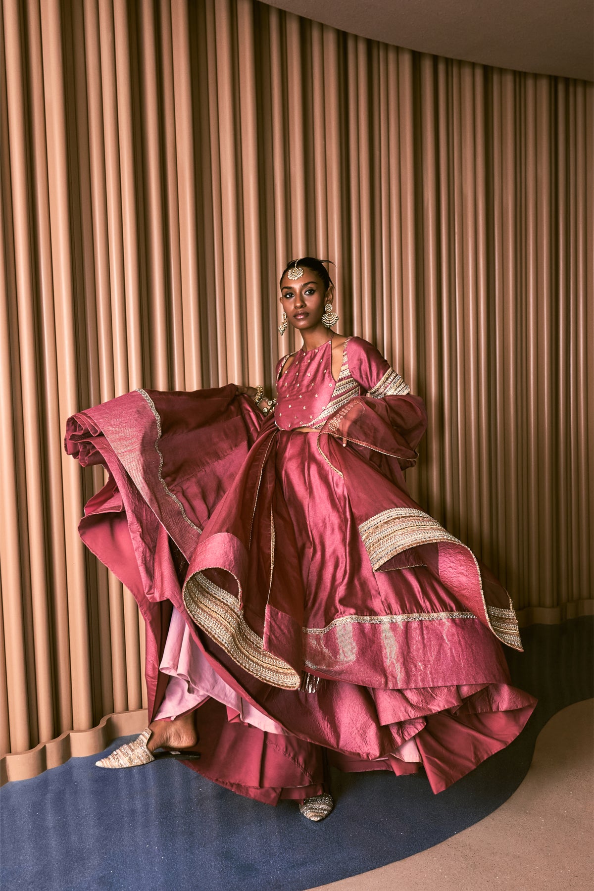Vintage Rose Lehenga