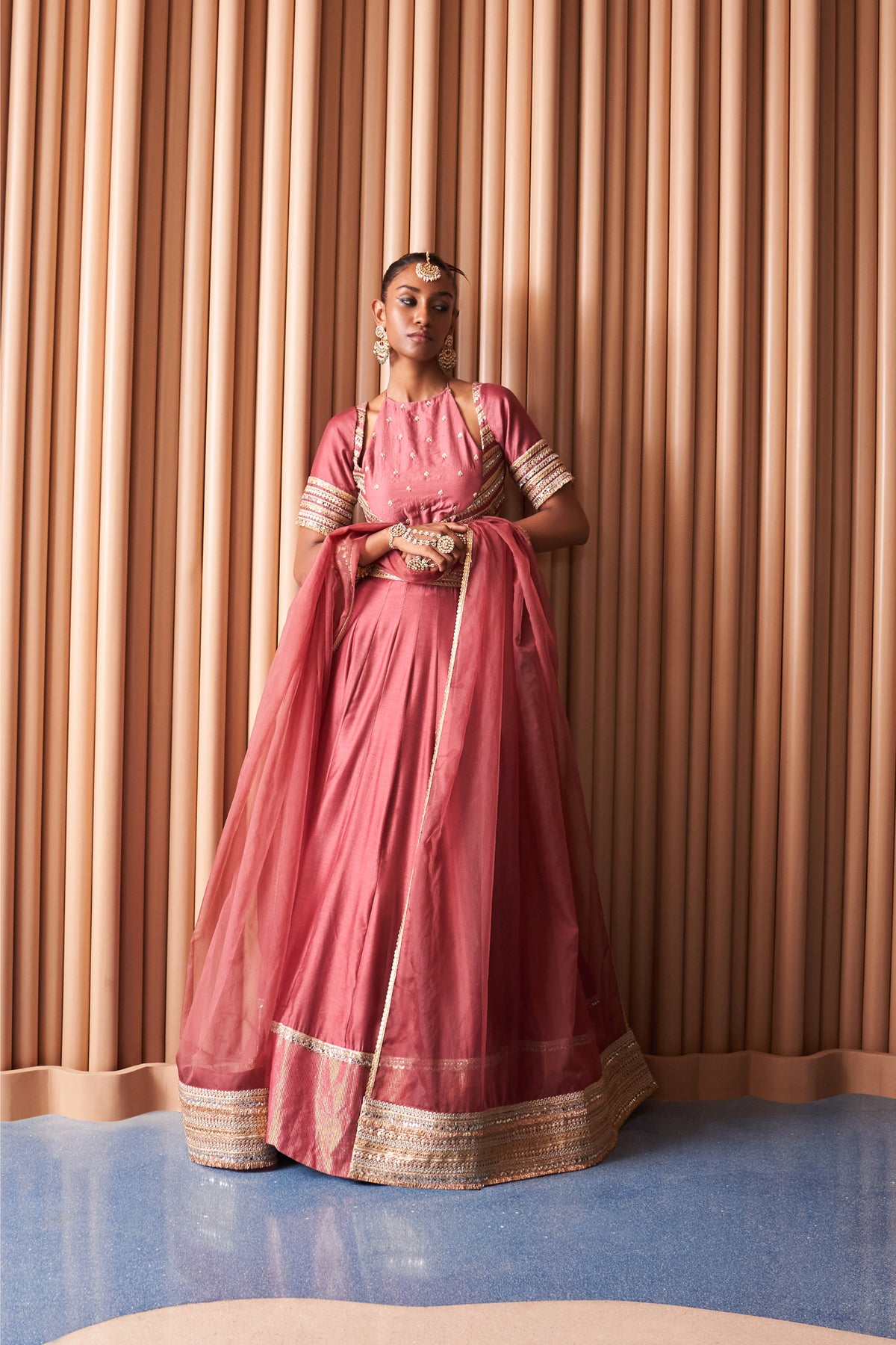 Vintage Rose Lehenga