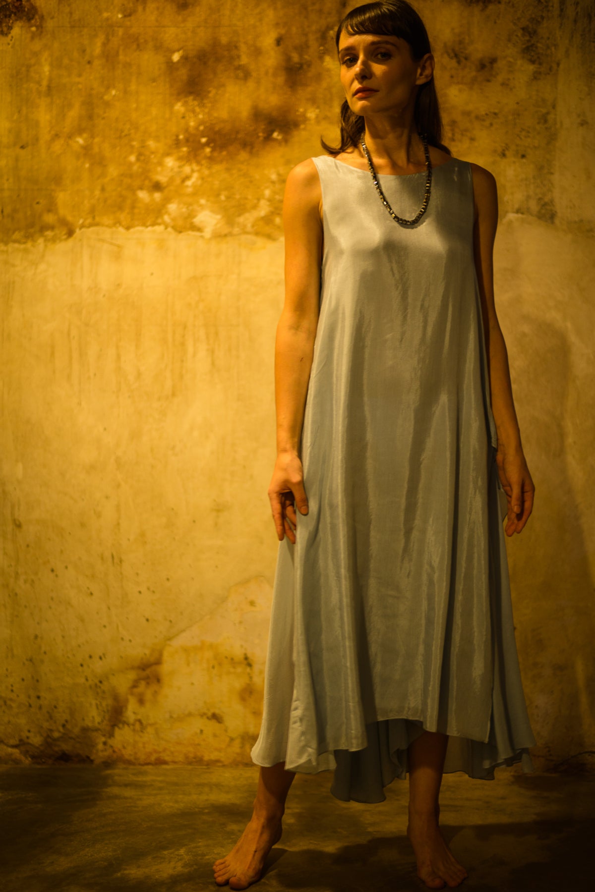 Side layered dress