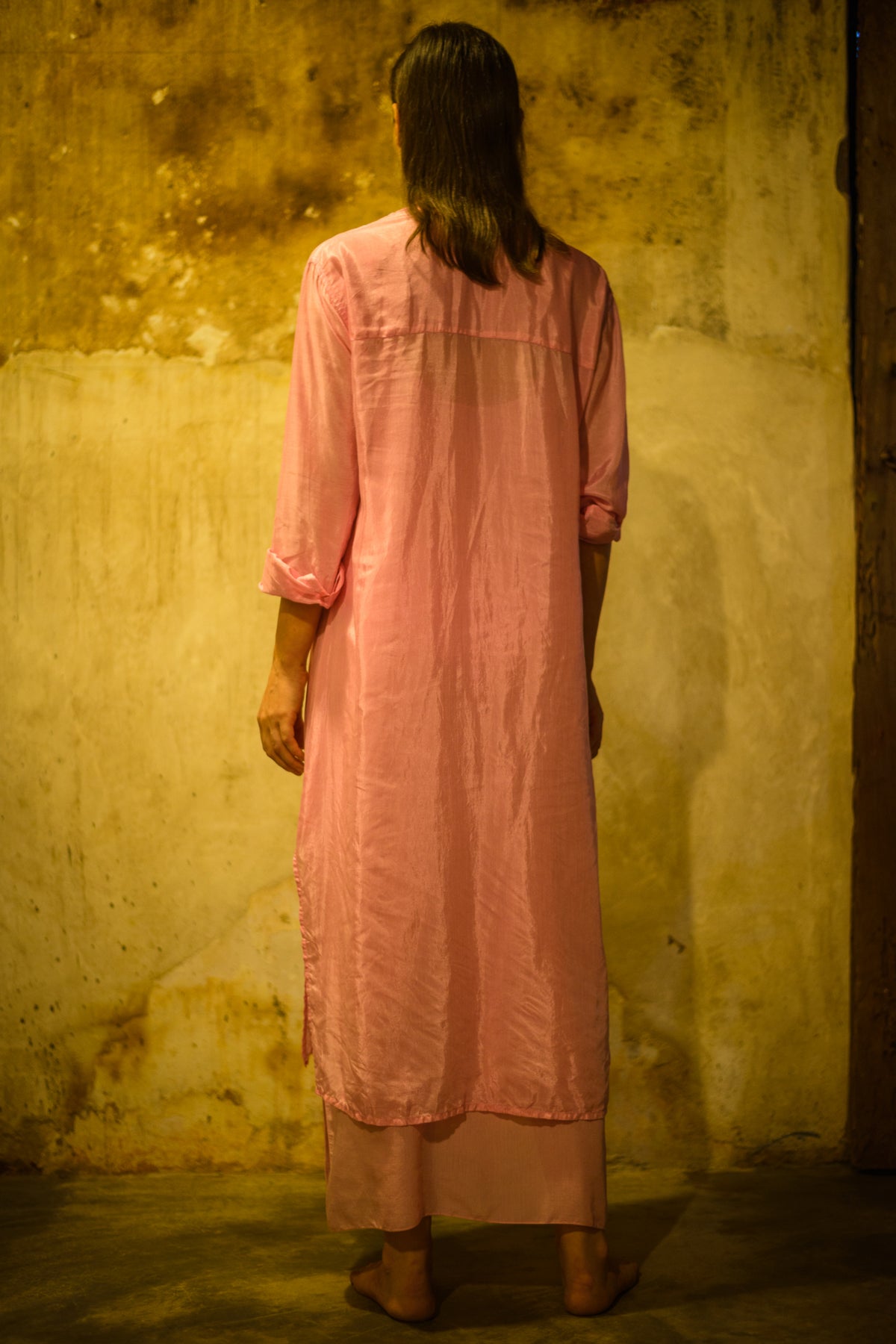 Shirt tunic with slip