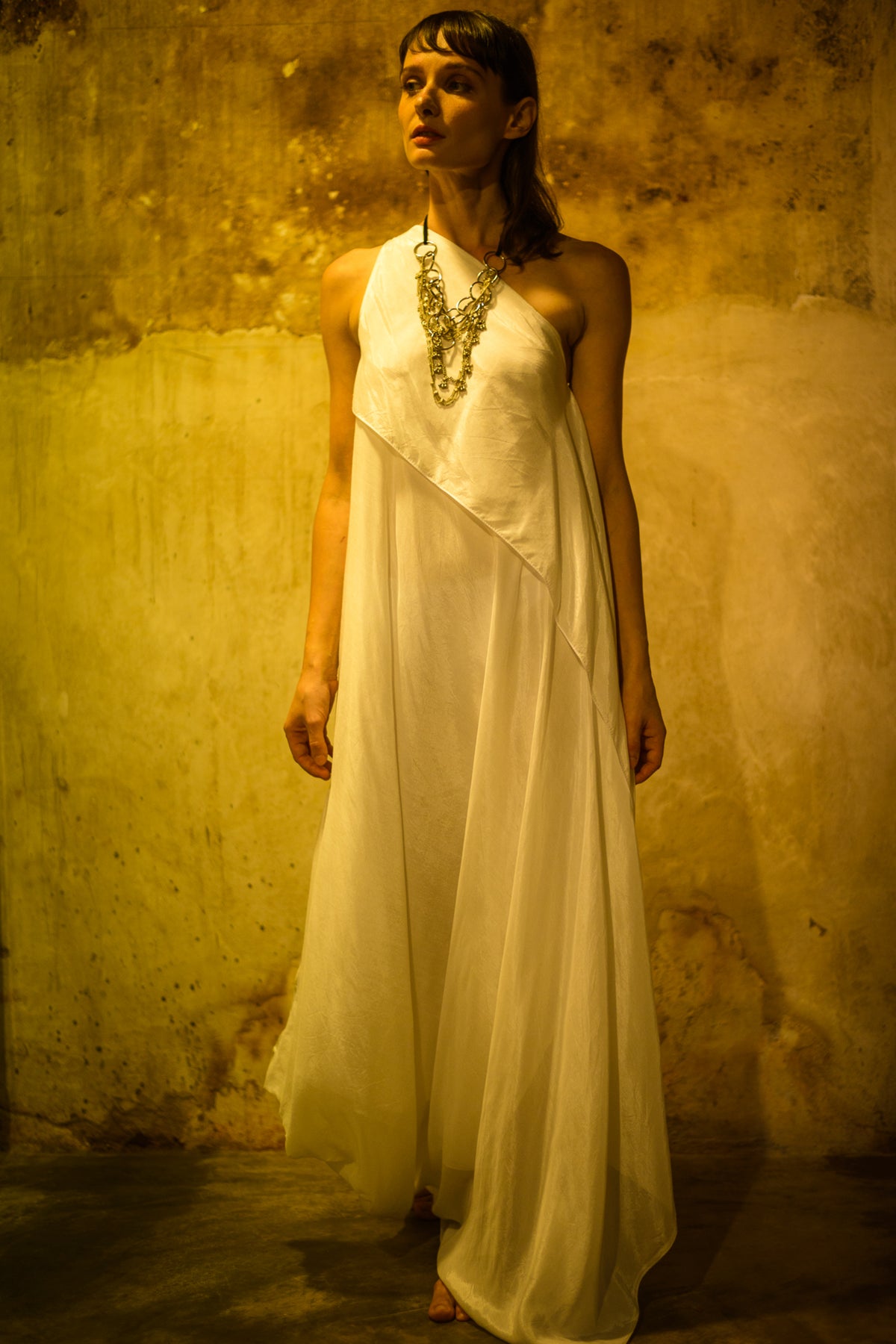 One shoulder dress
