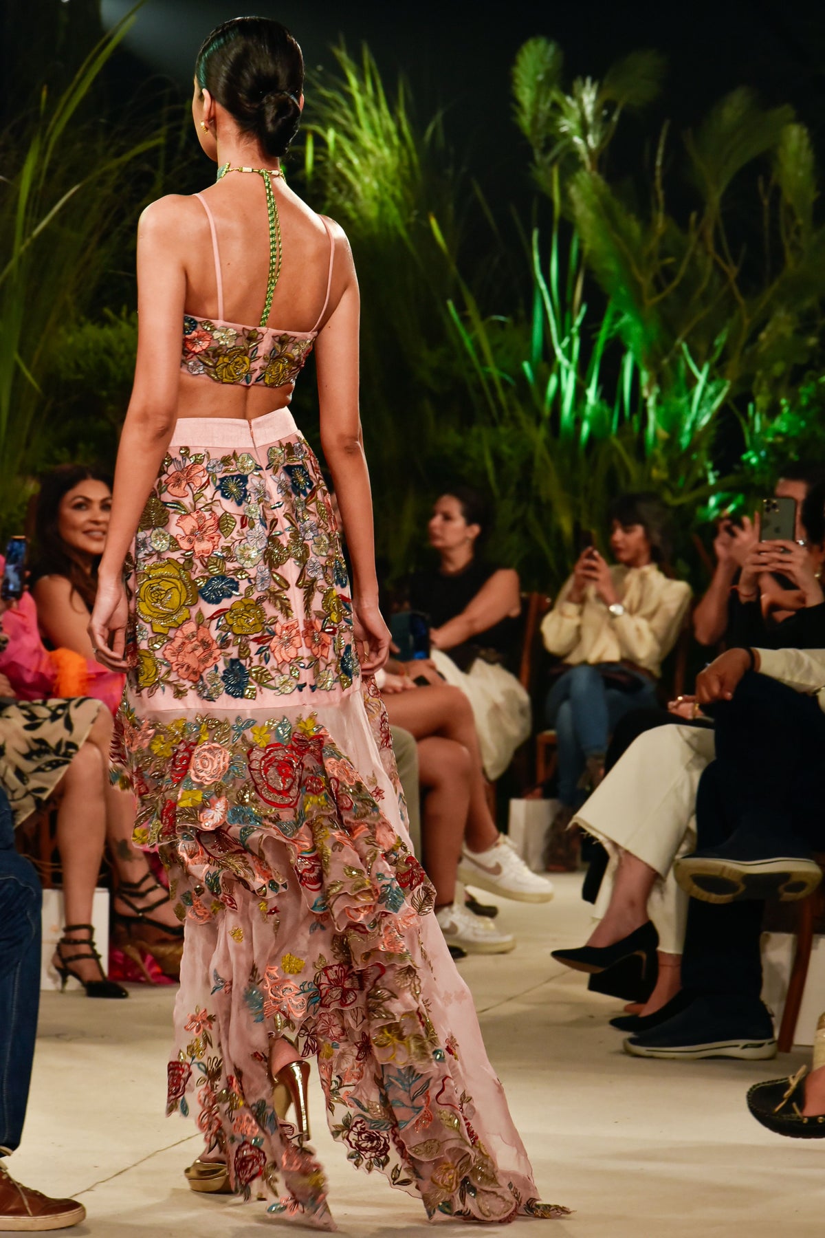 Pink Layered Skirt and Top