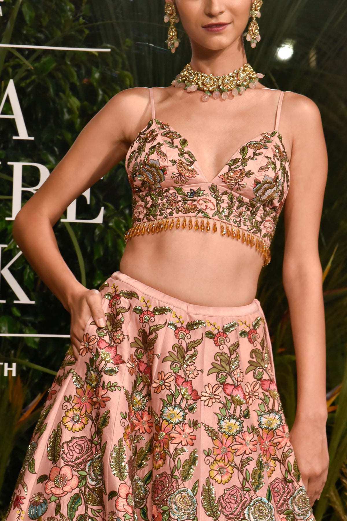 Rose Pink Lehenga Set
