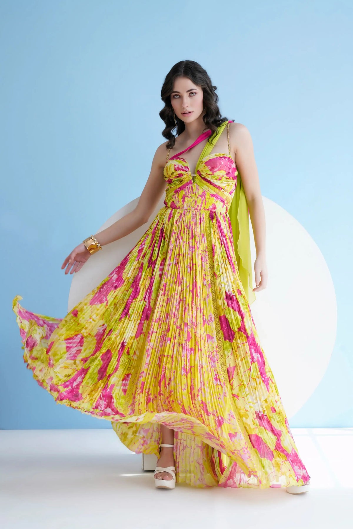 Floral Printed Long Dress