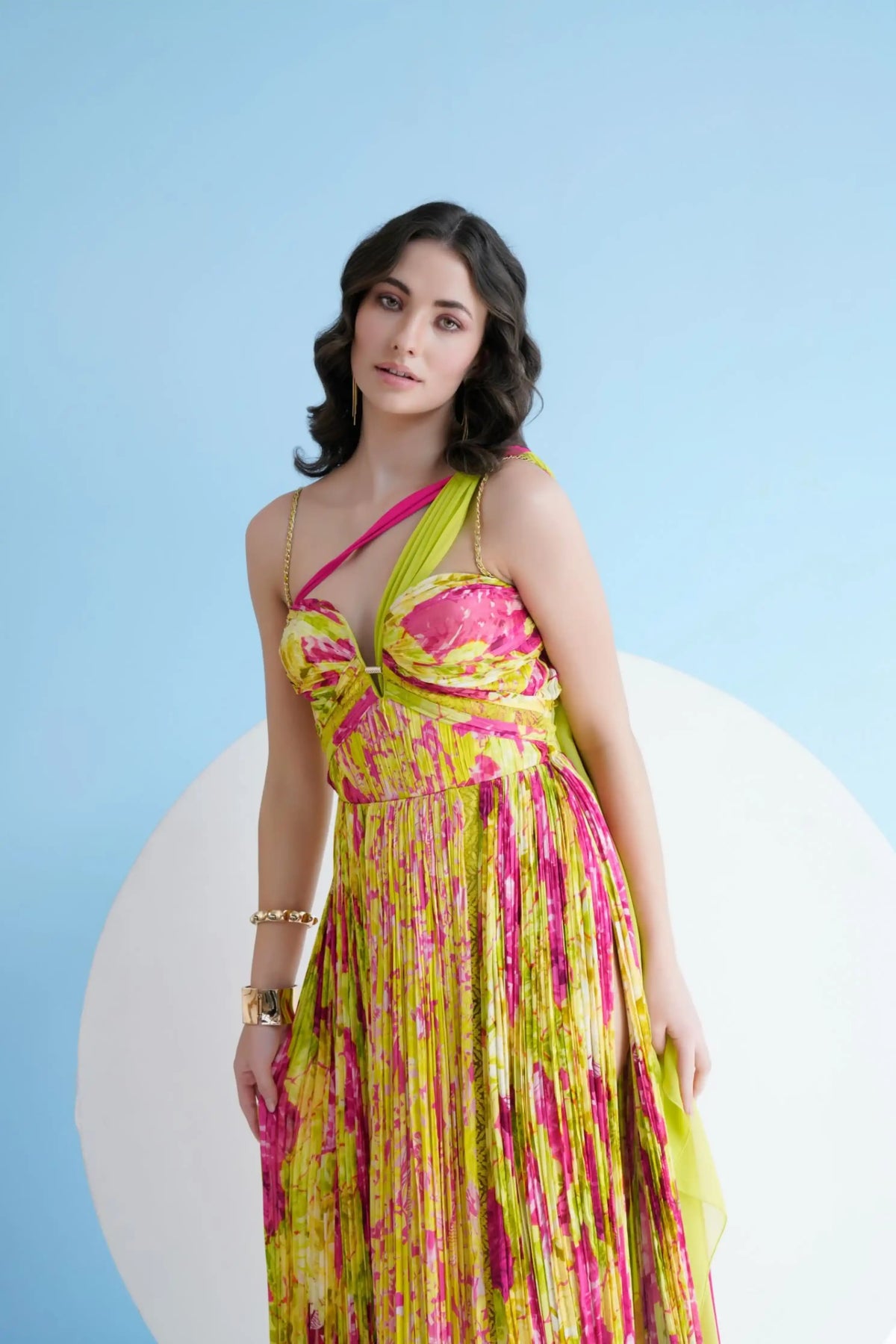 Floral Printed Long Dress