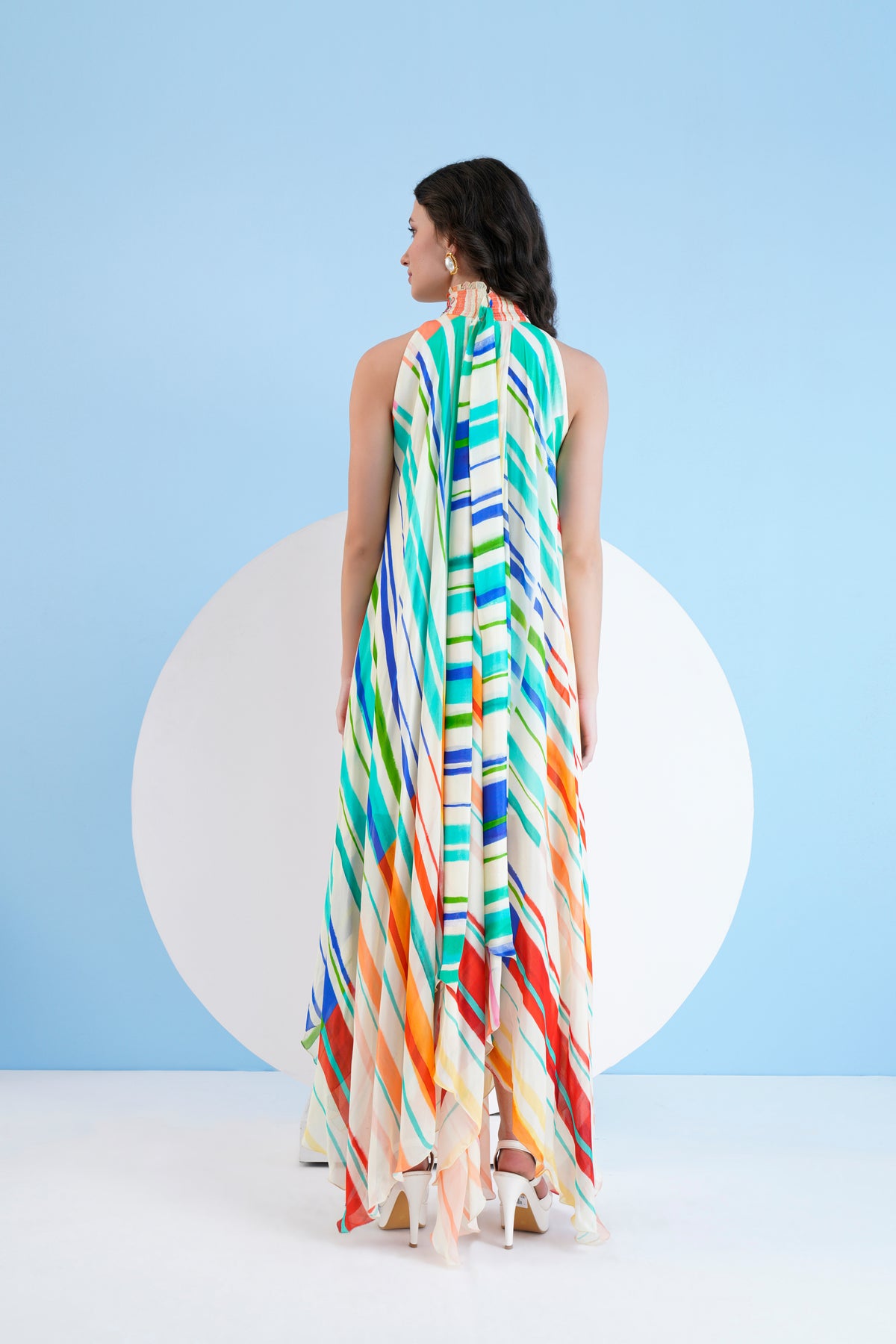 Mystic Line Printed Dress