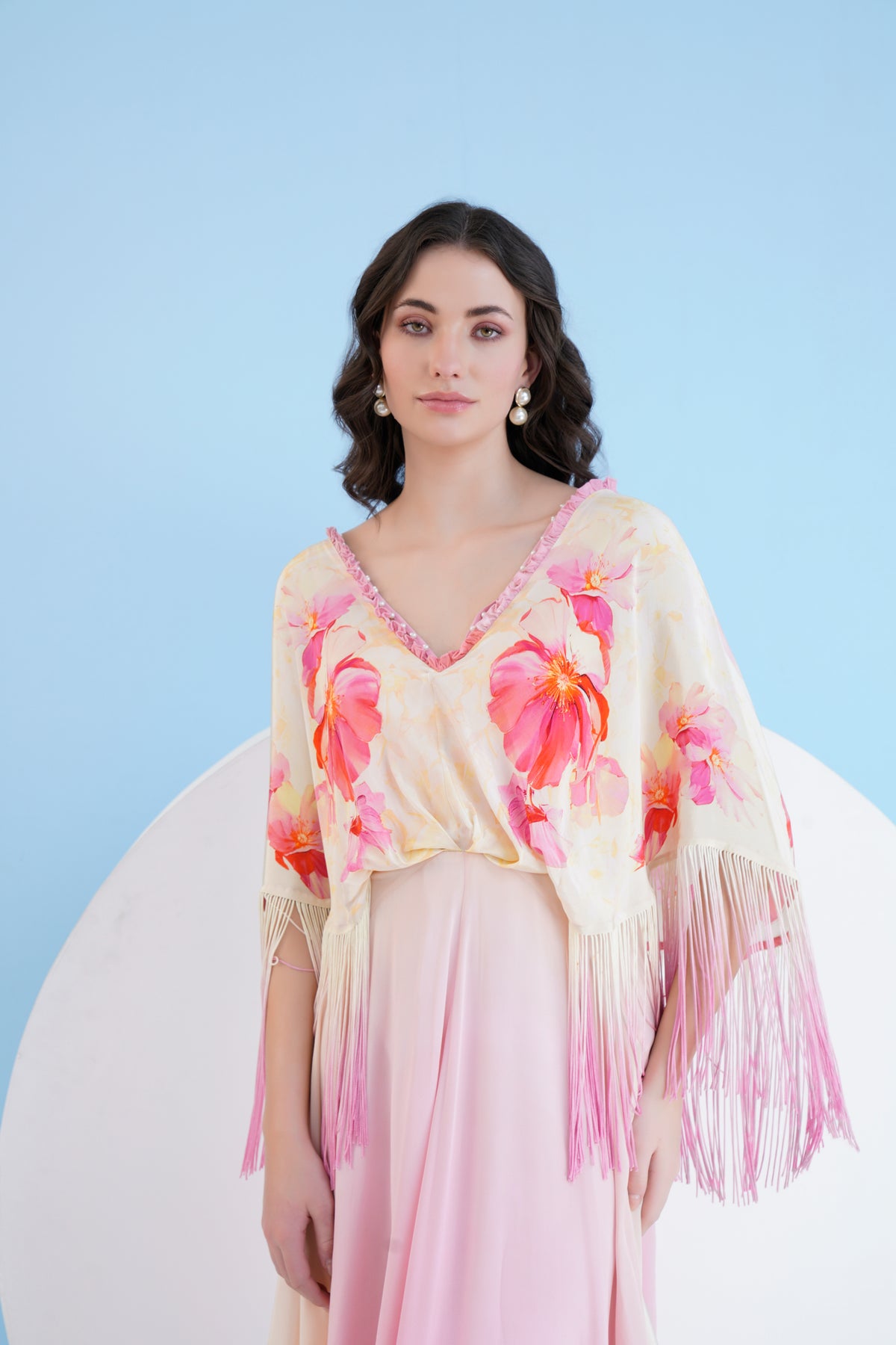Bauhinia Printed Ombre Dress