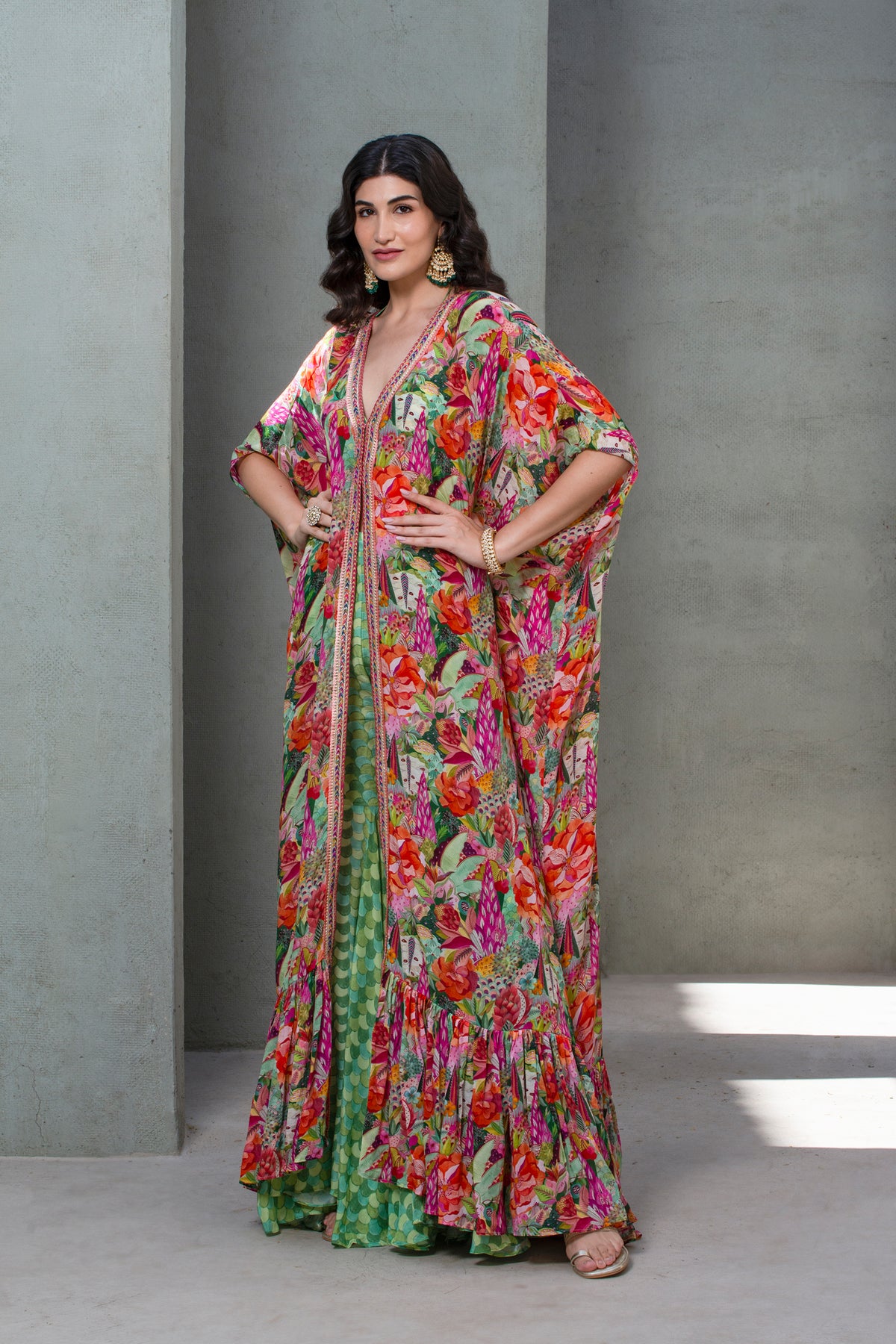 Bouquet Bliss Kaftan Set