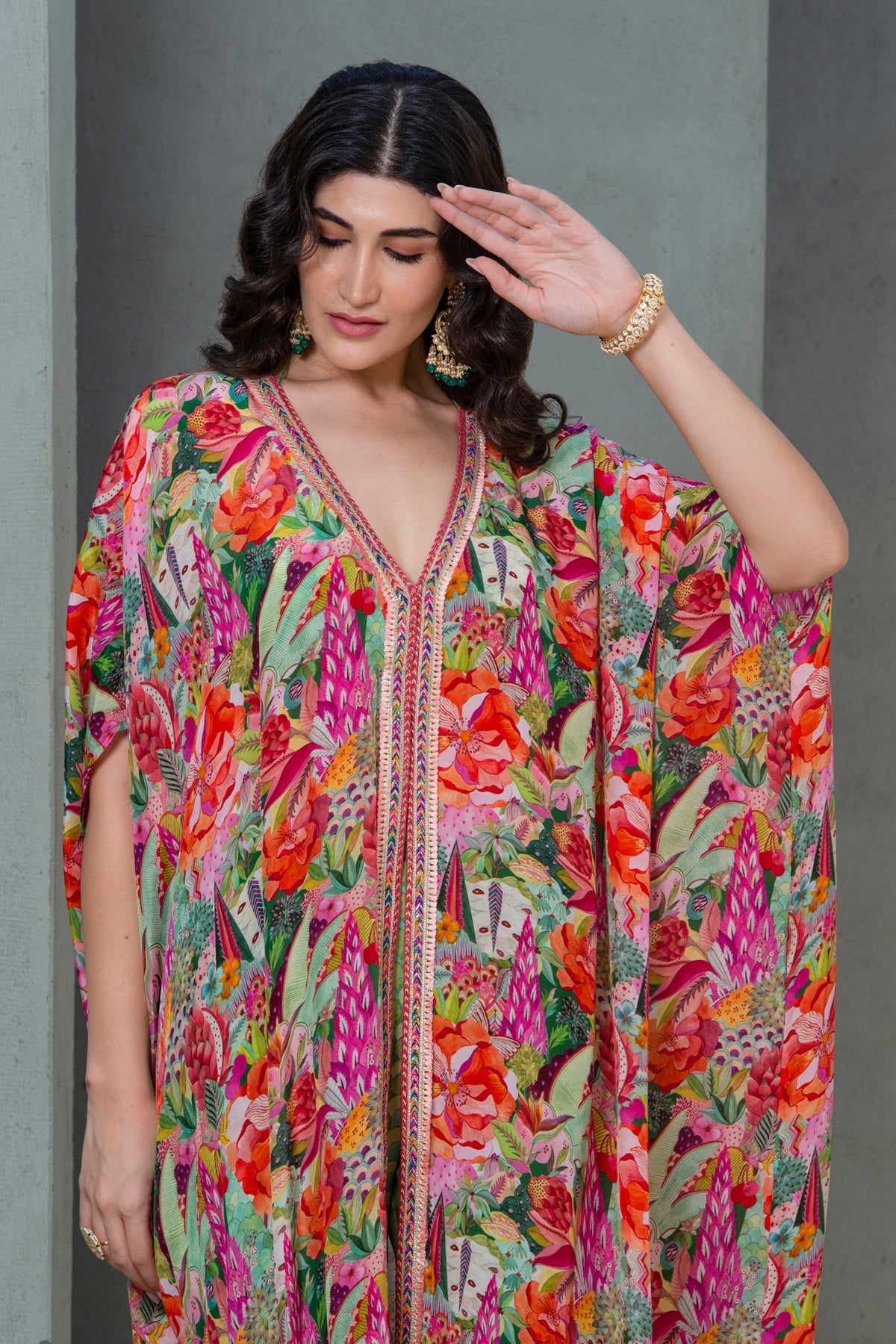 Bouquet Bliss Kaftan Set