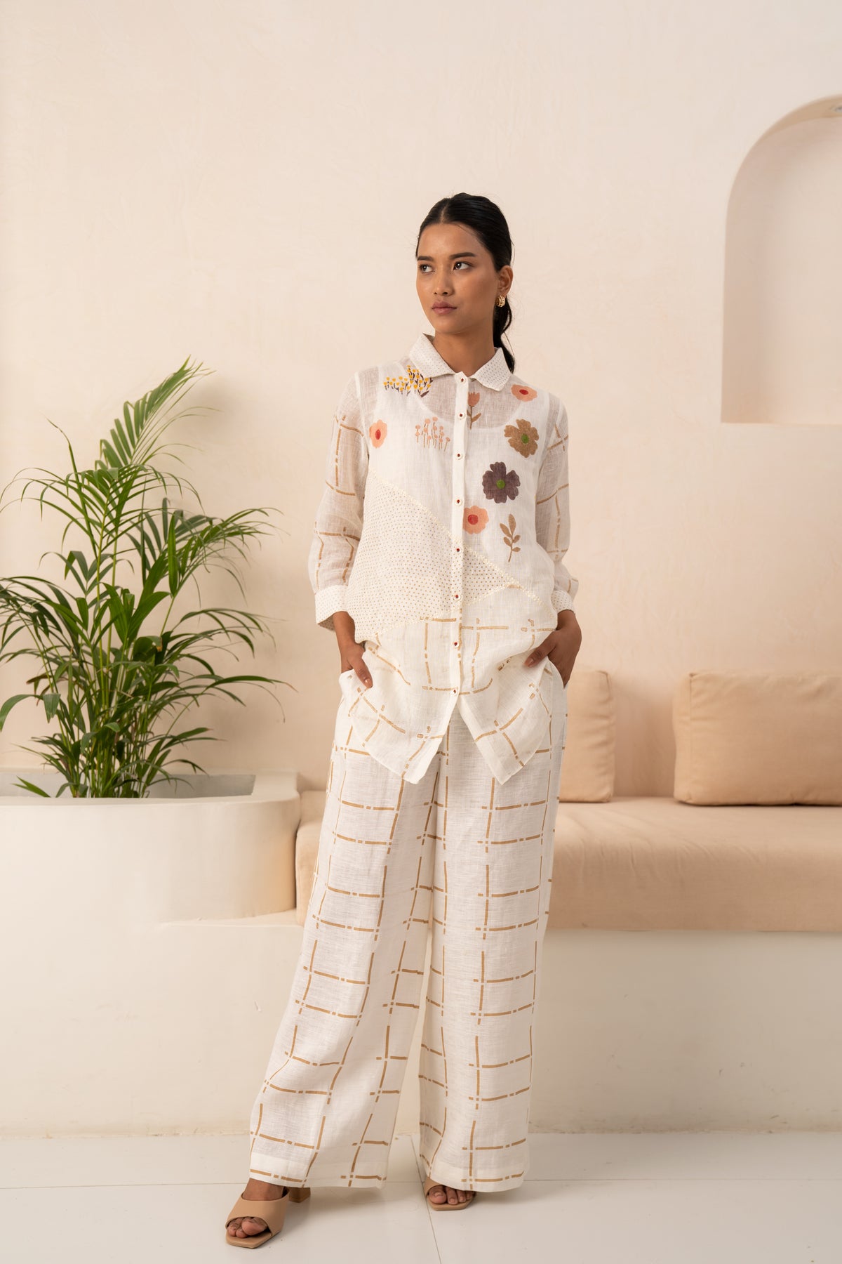 Ivory Handblock Print Co-ord Set