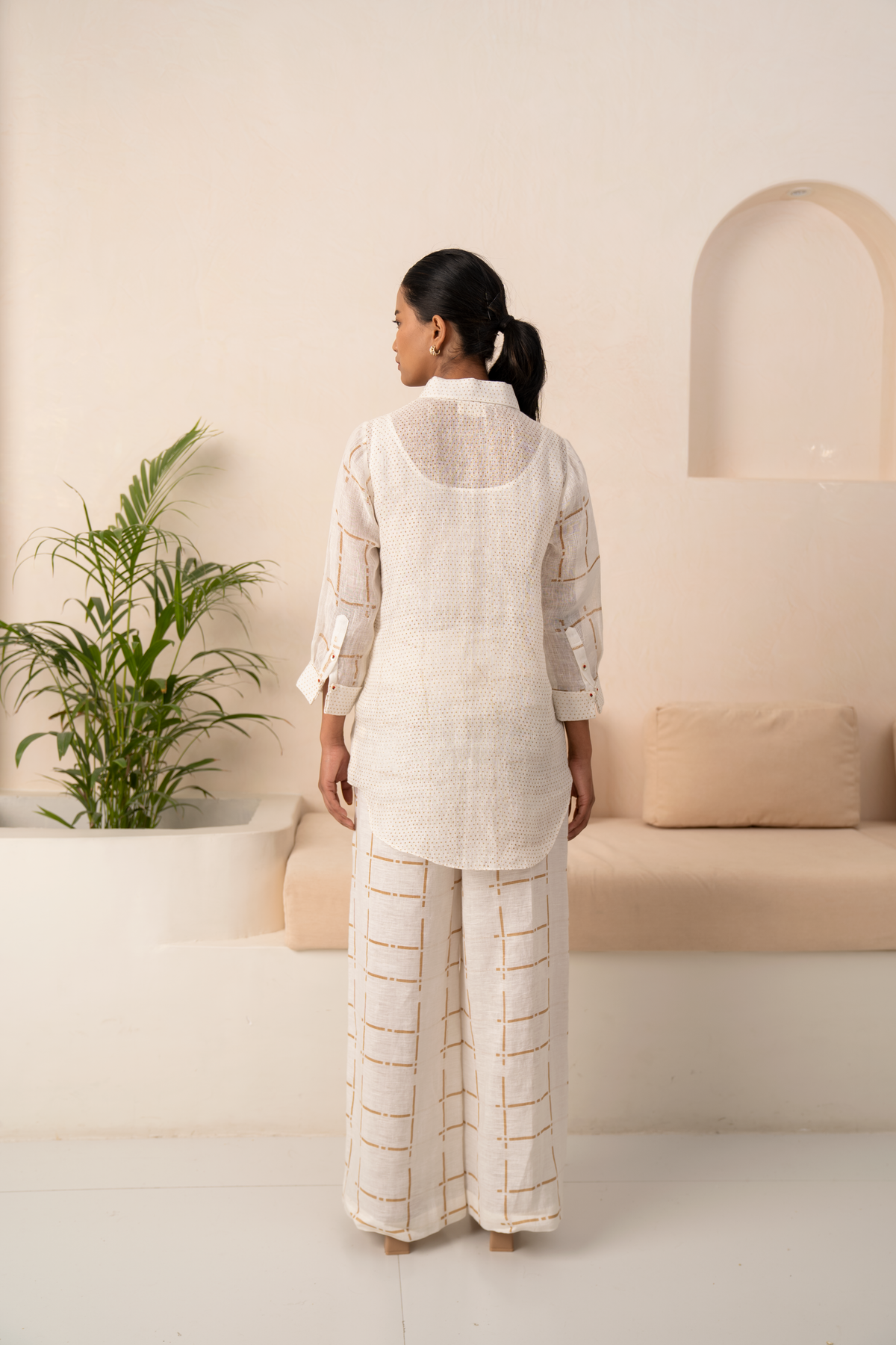 Ivory Handblock Print Co-ord Set