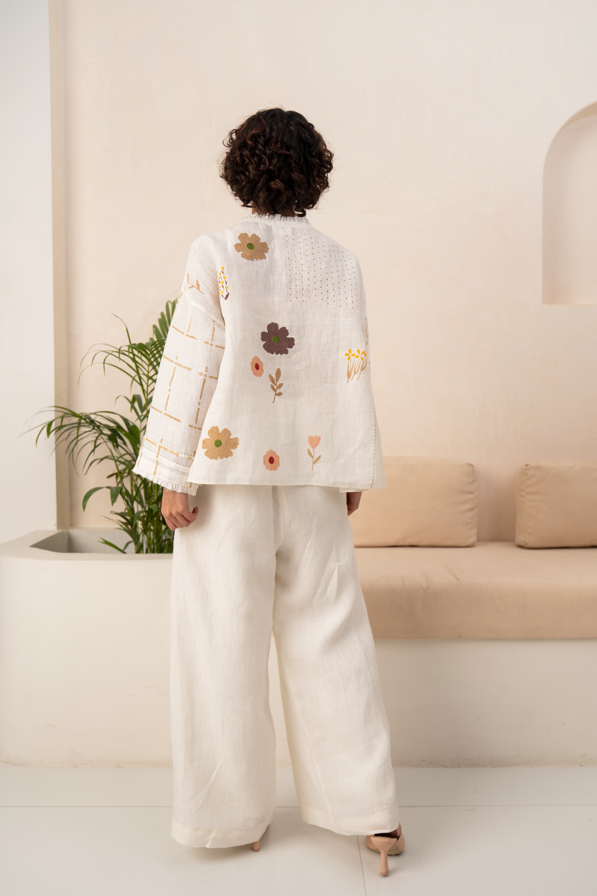 Ivory Linen Co-ord Set