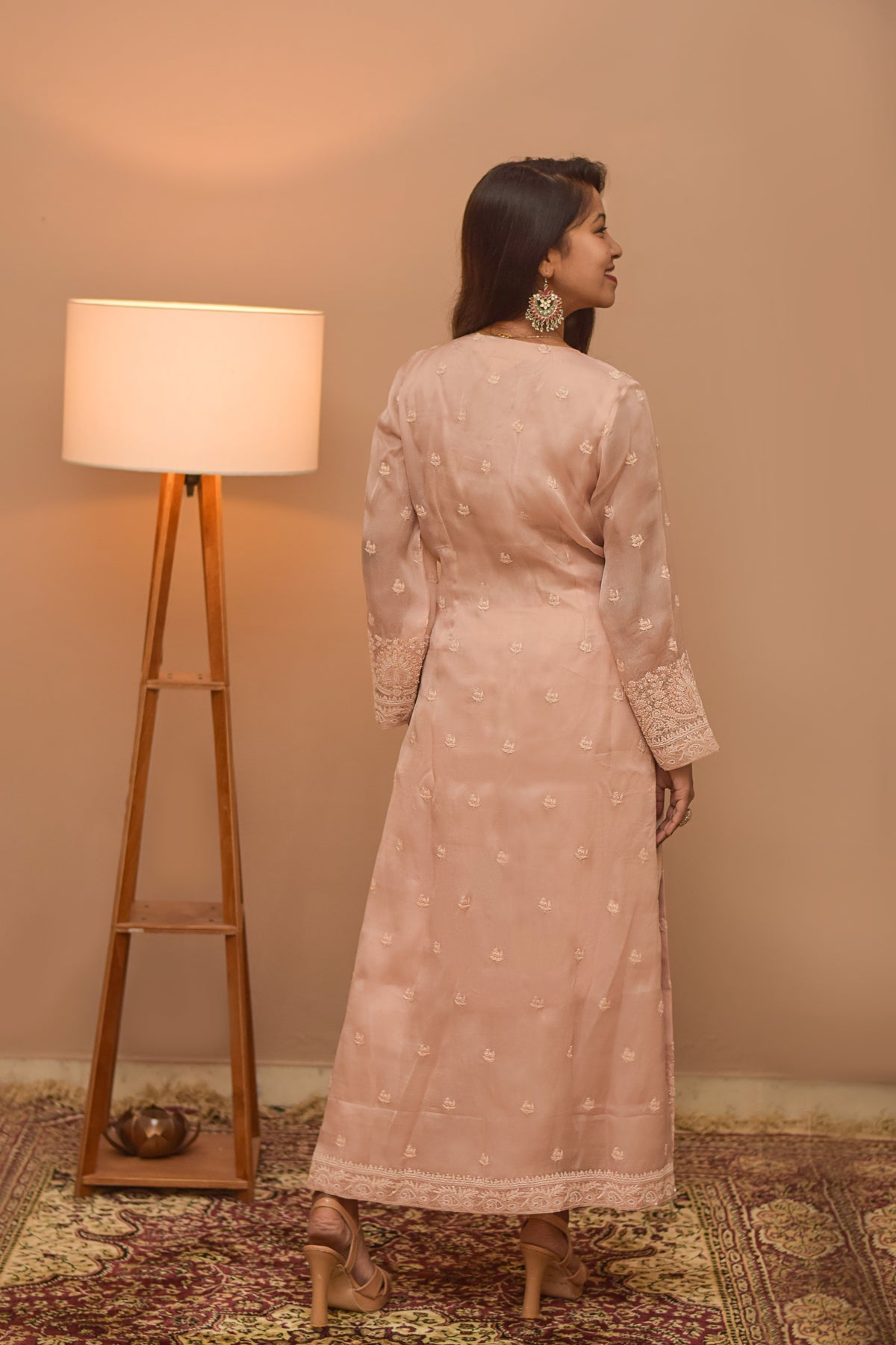 Peony Organza Kurta Set